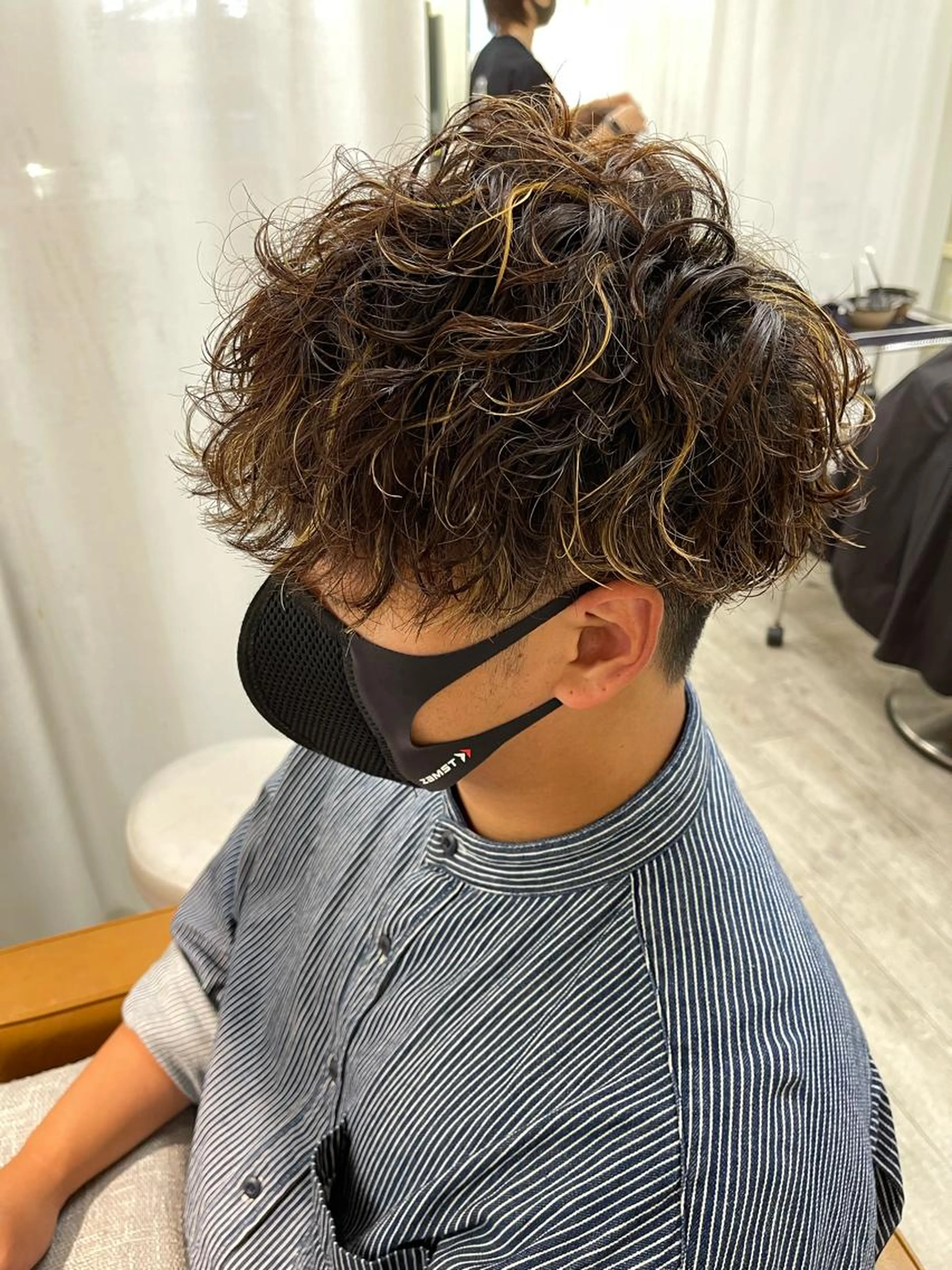 【5月限定‼️🌈】メンズカット×選べるパーマ×メッシュキャップハイライト×TRの写真