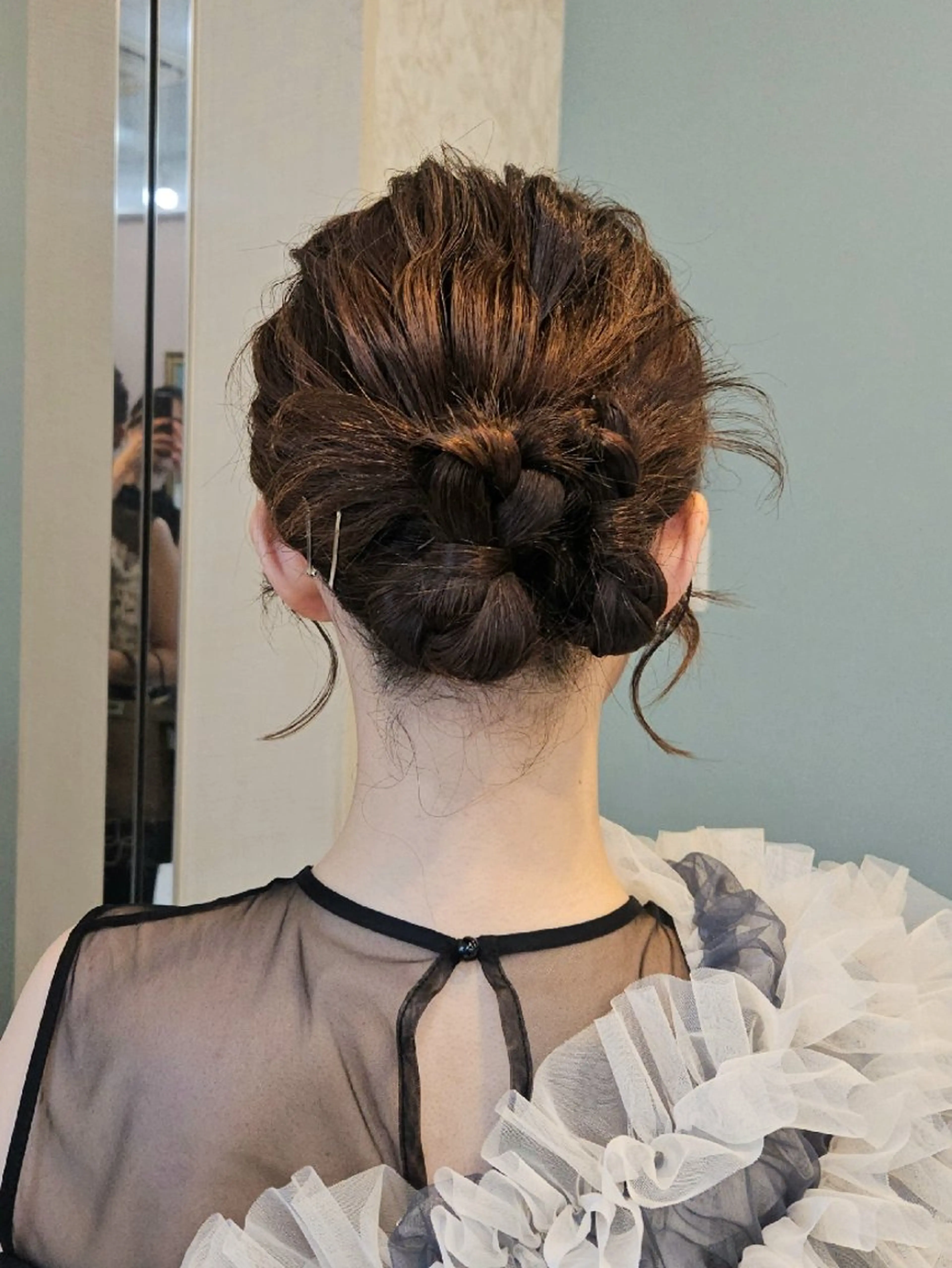 ロング ヘアアレンジ 韓国風ヘア レイヤーカット ミク🇰🇷 /Agu hairのヘアスタイル