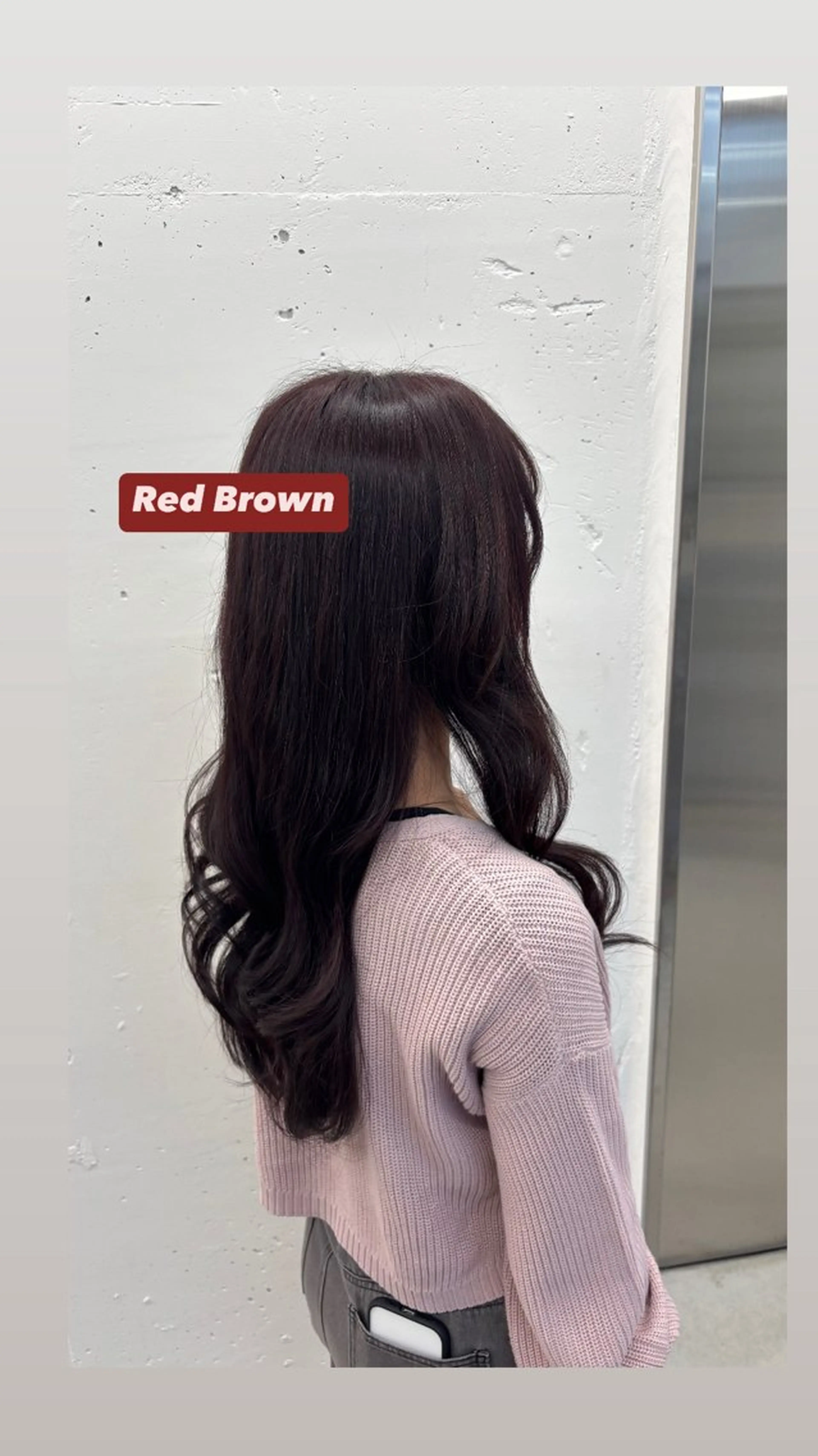 ロング カラー ブリーチ ブラウンカラー ブリーチなしカラー レッドカラー レッドブラウン ヘアカラー トリートメント ヘッドスパ 🌼あいり🌼 JILLSTUDIOのヘアスタイル