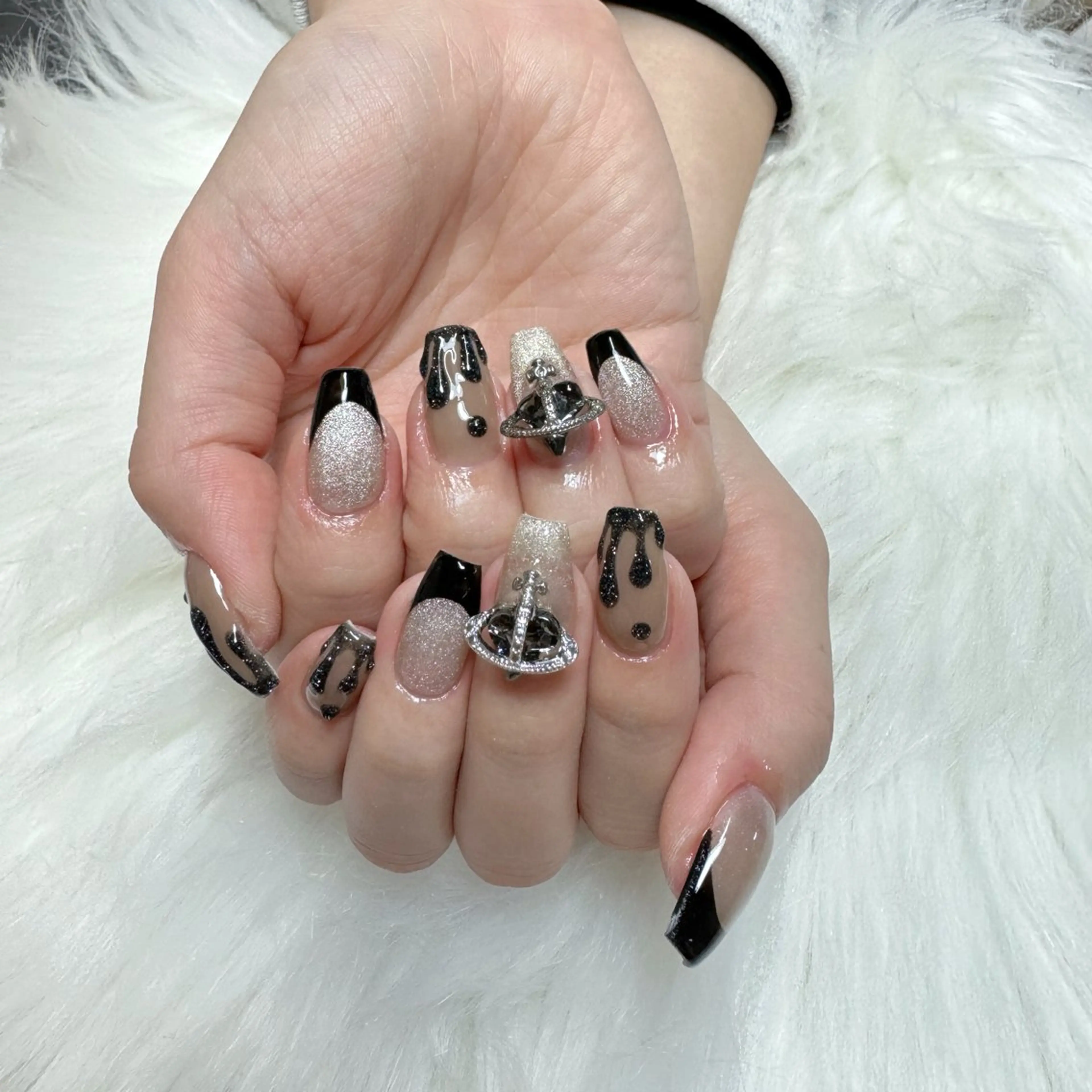 ネイル ハンドネイル 🎀nana🫧 ワンホンネイル🎀のネイルデザイン