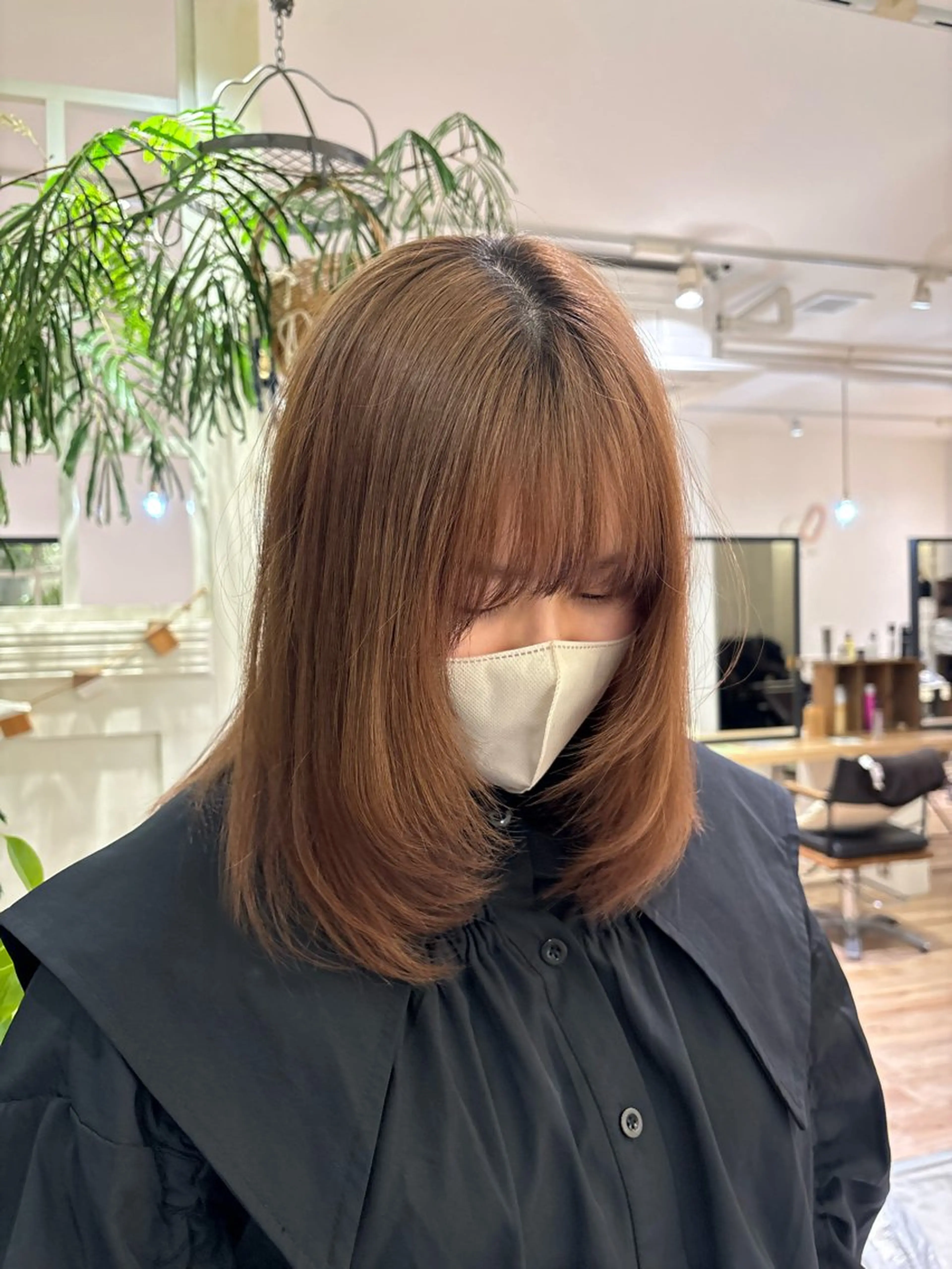 ミディアム えんどう ゆめはのヘアスタイル