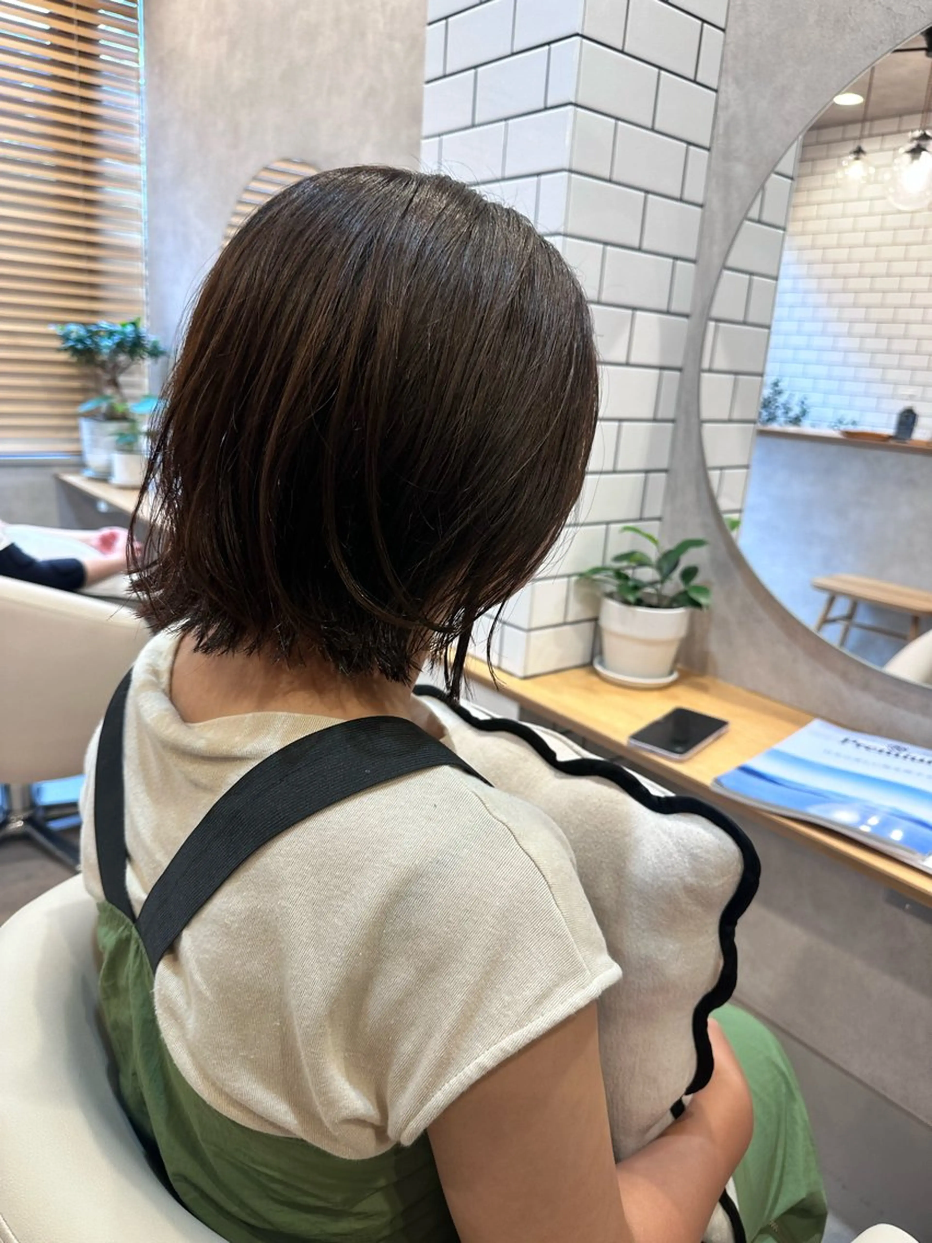ミディアム カラー カット ヘアカラー トリートメント 高橋友里亜 /フリーランスのヘアスタイル
