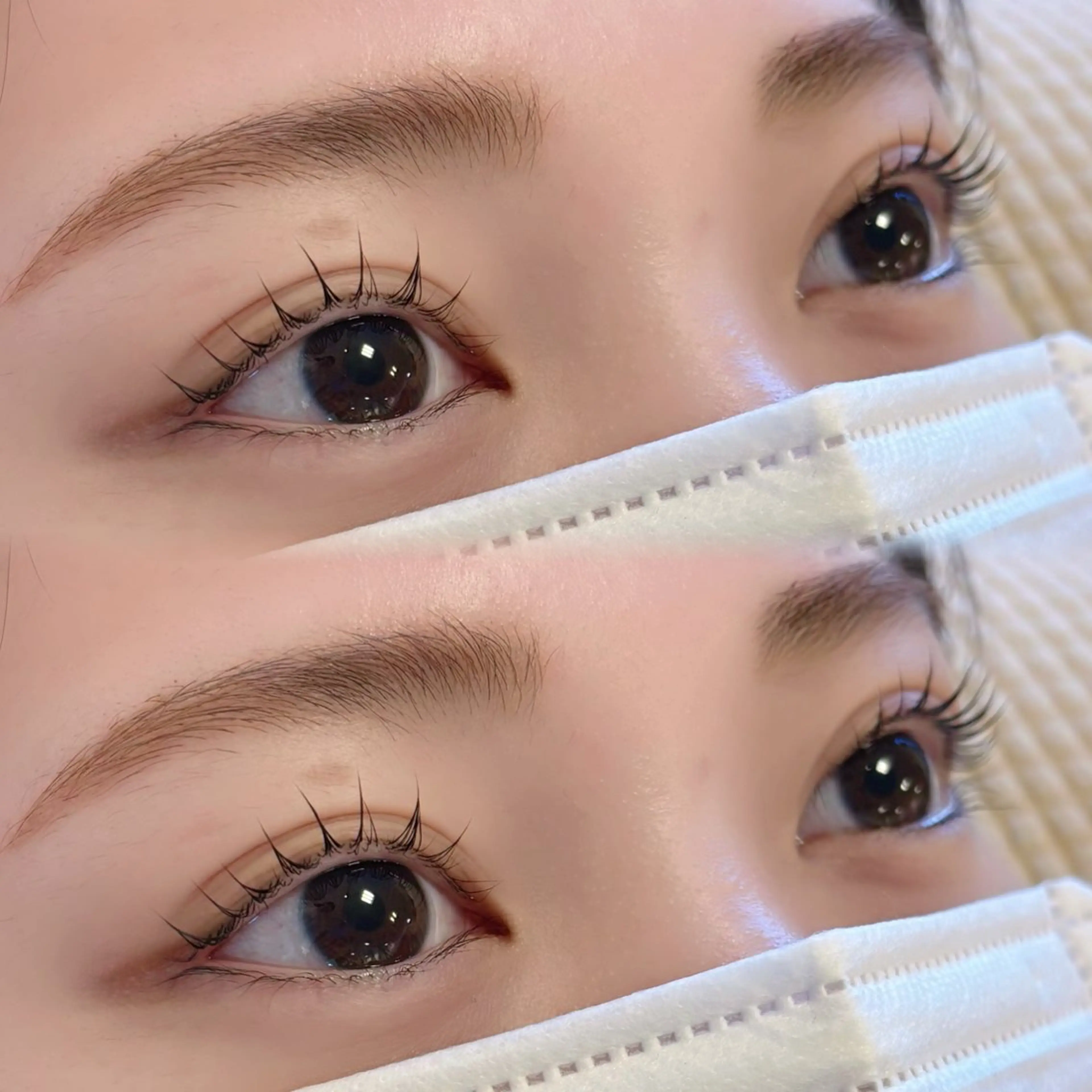 マツエク・マツパ ナチュラル 一重×まつ毛パーマ TRU  NAIL＆EYE所属・今里 ミホのマツエク・マツパデザイン