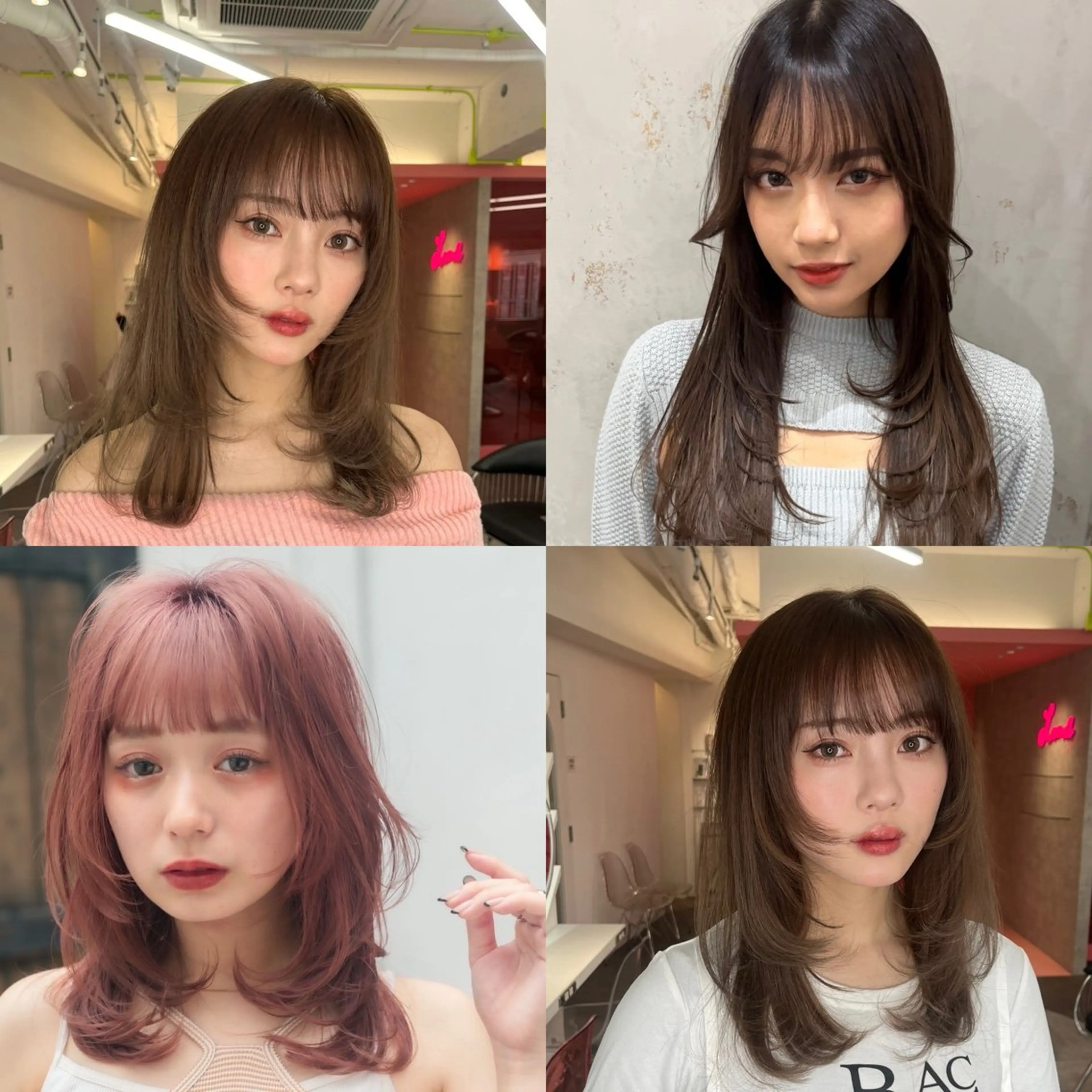 ミディアム 山崎/ボブ縮毛矯正 レイヤー髪質改善のヘアスタイル