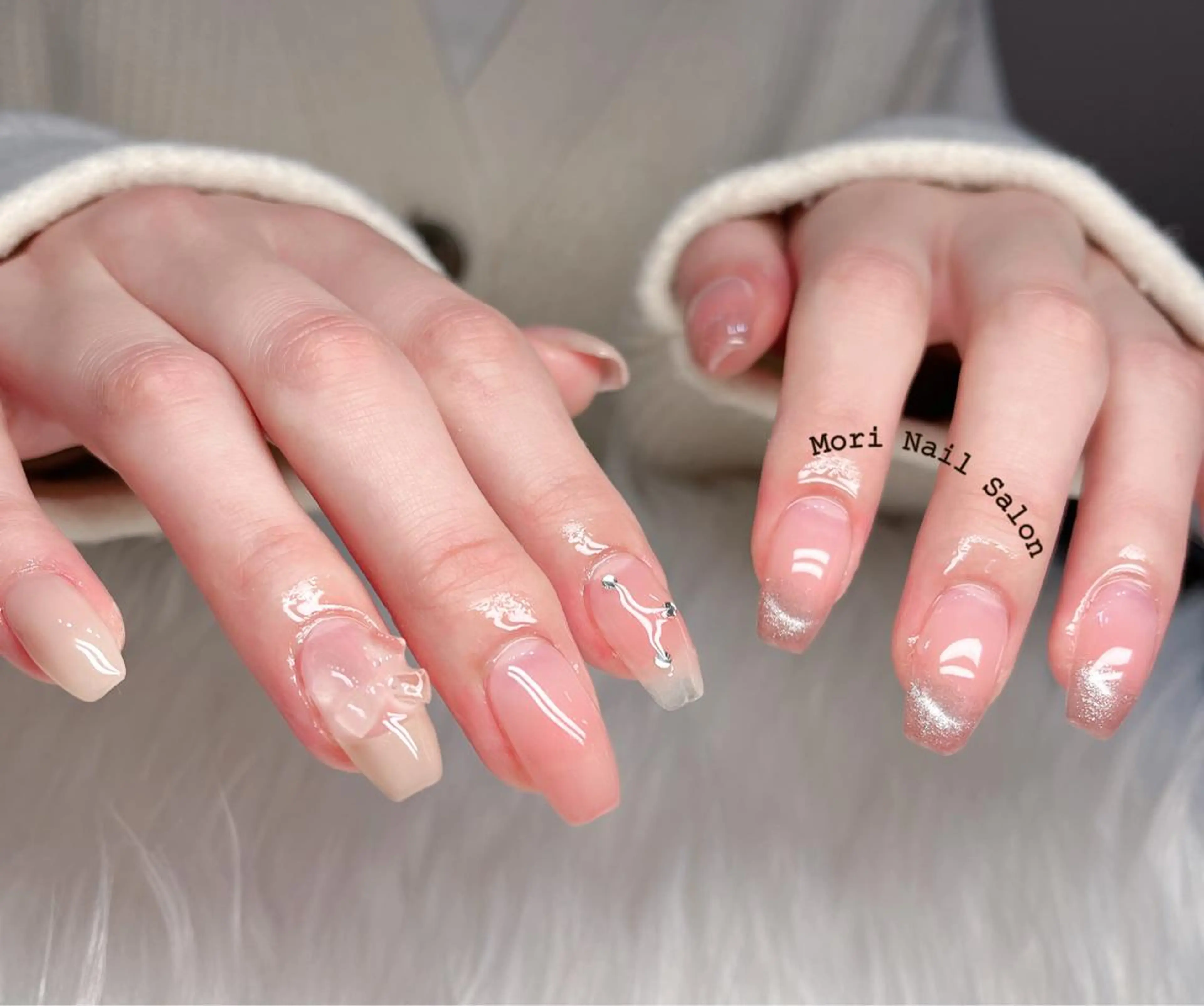 ネイル ハンドネイル 森 ネイルサロンのネイルデザイン
