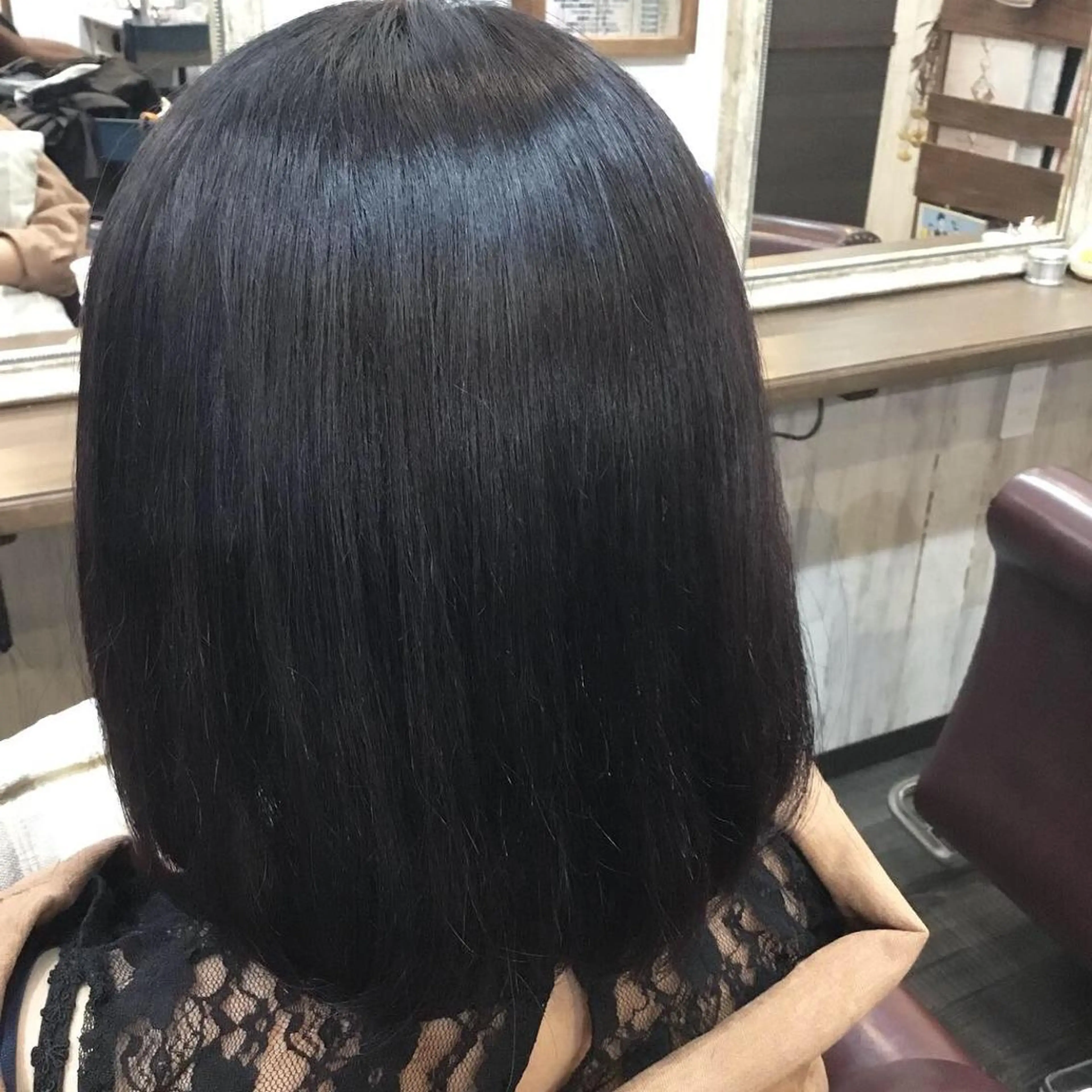 ミディアム カラー パーマ embrace エンブレイスのヘアスタイル