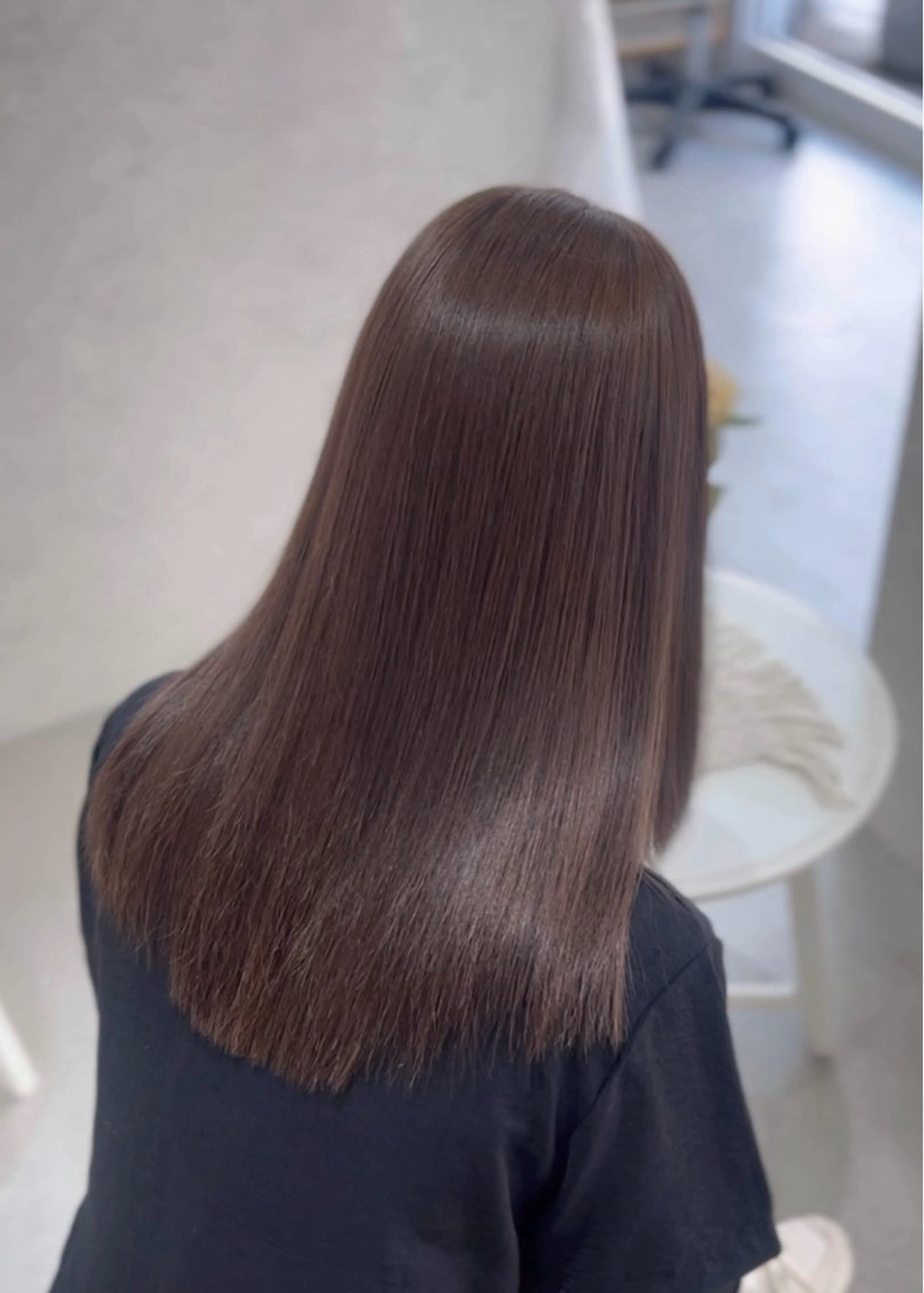 ロング カラー パーマ suzuka/透明感 カラー 美髪縮毛矯正のヘアスタイル