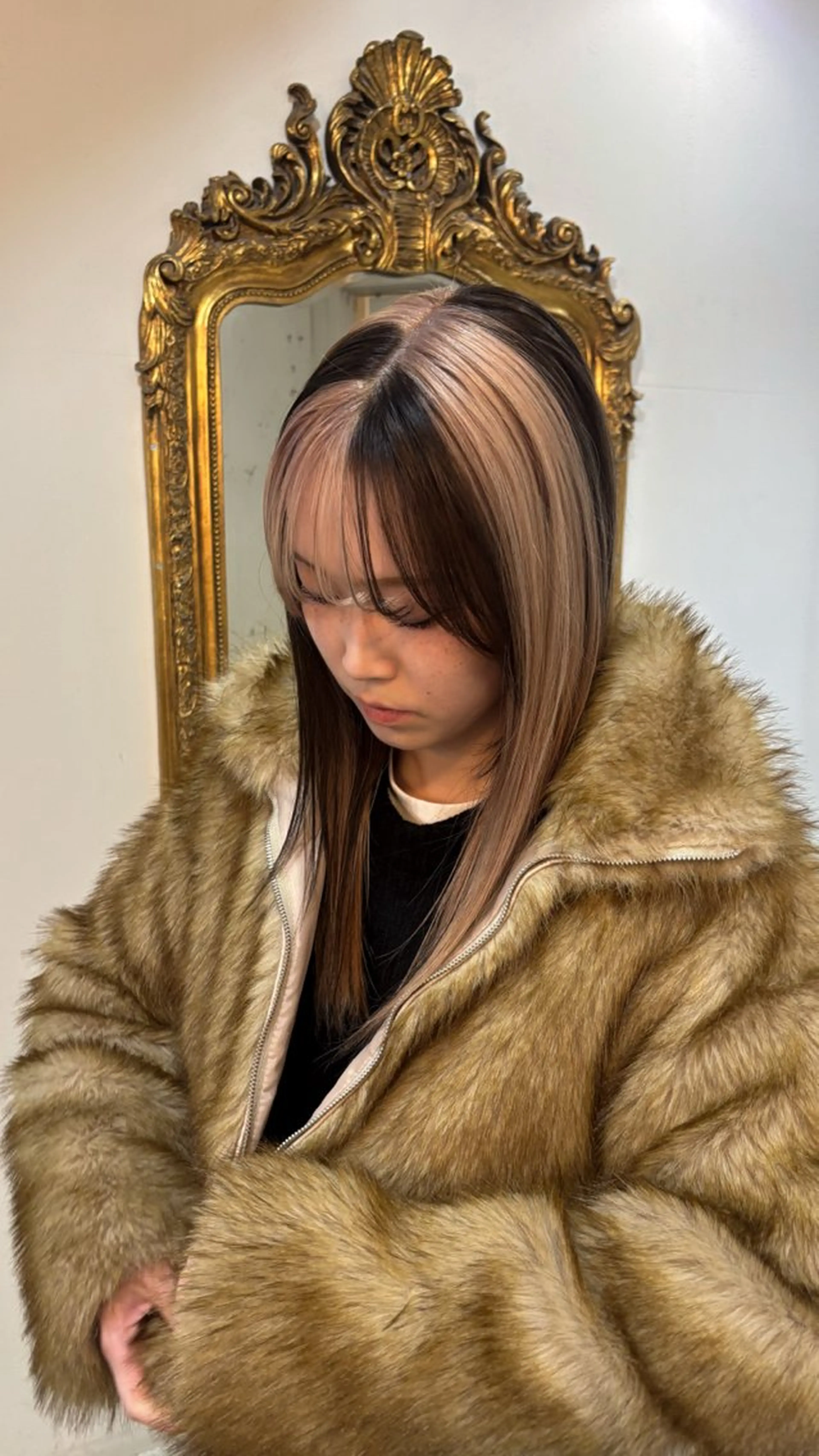 ロング ヘアカラー トリートメント YUKI 🌕 «ダブルカラー»のヘアスタイル