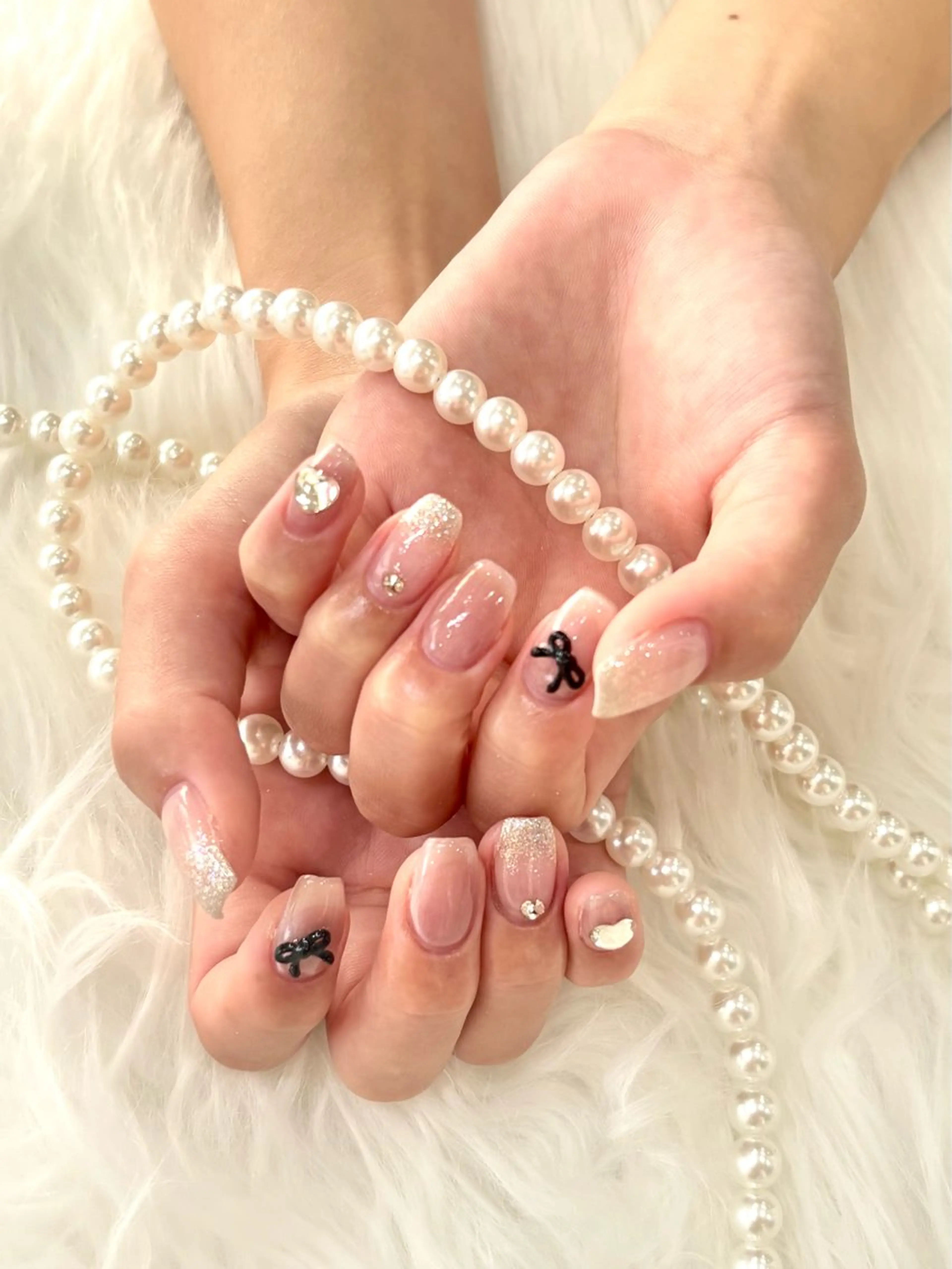 ミディアム mimi‪‪❤︎‬ harukaのネイルデザイン