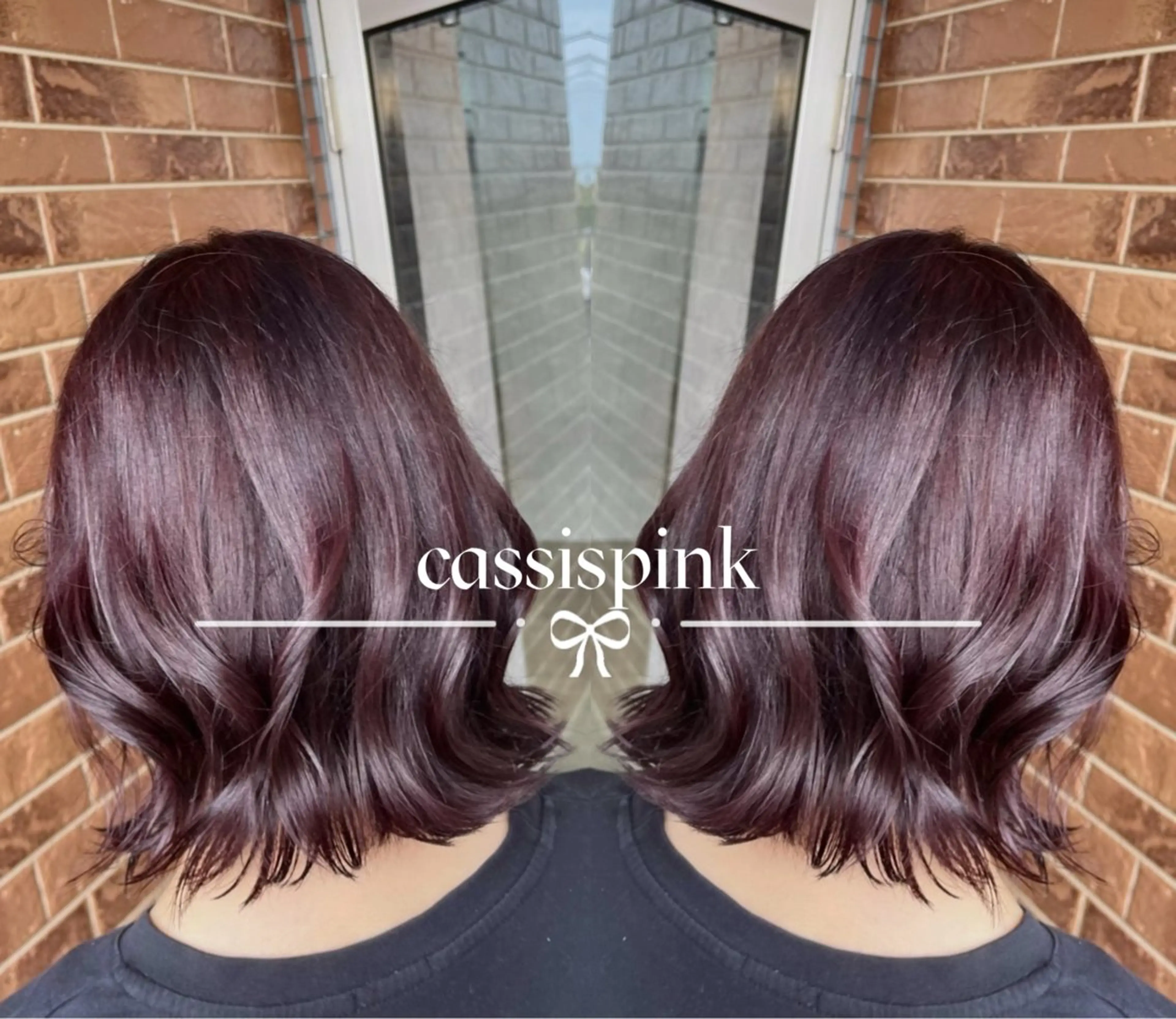 ミディアム カラー ヘアカラー 熊谷 有紗のヘアスタイル