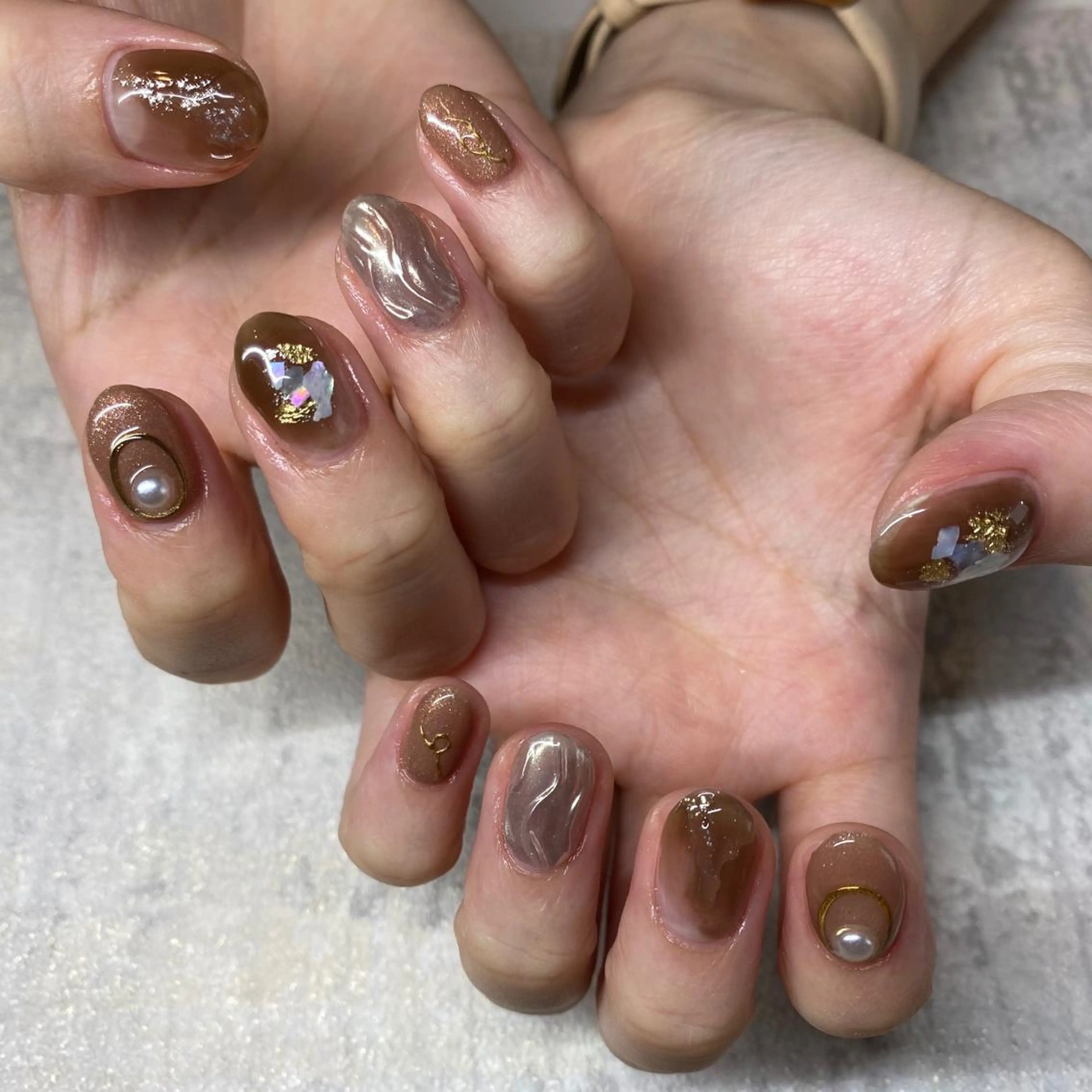 ネイル ハンドネイル NORA nail UMEDAのネイルデザイン
