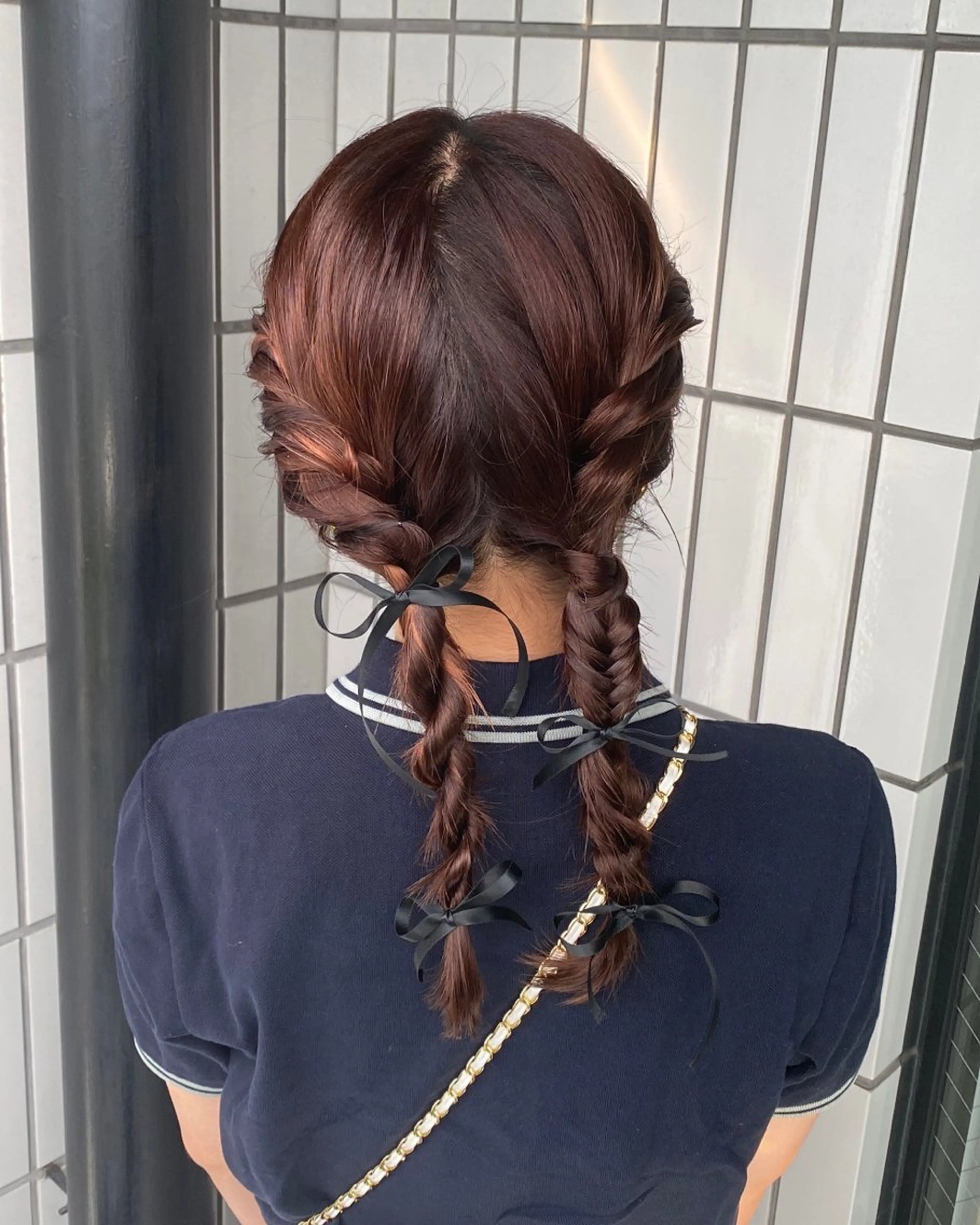 カラー ヘアアレンジ 💫miyu💫デザ インカラー/アレンジのヘアスタイル