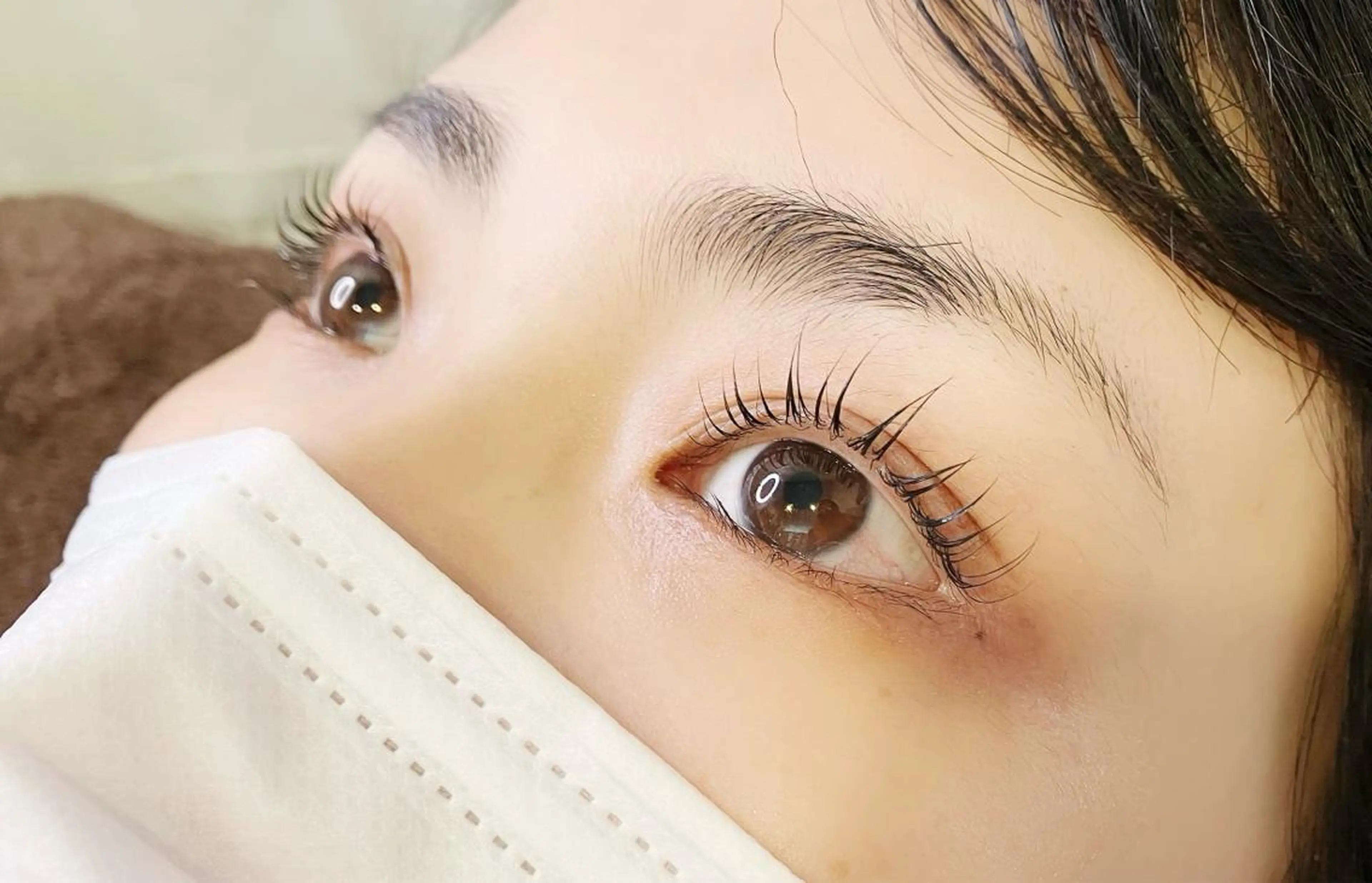 マツエク・マツパ パリジェンヌラッシュリフト 一重×まつ毛パーマ Hair&Make Nahoのマツエク・マツパデザイン