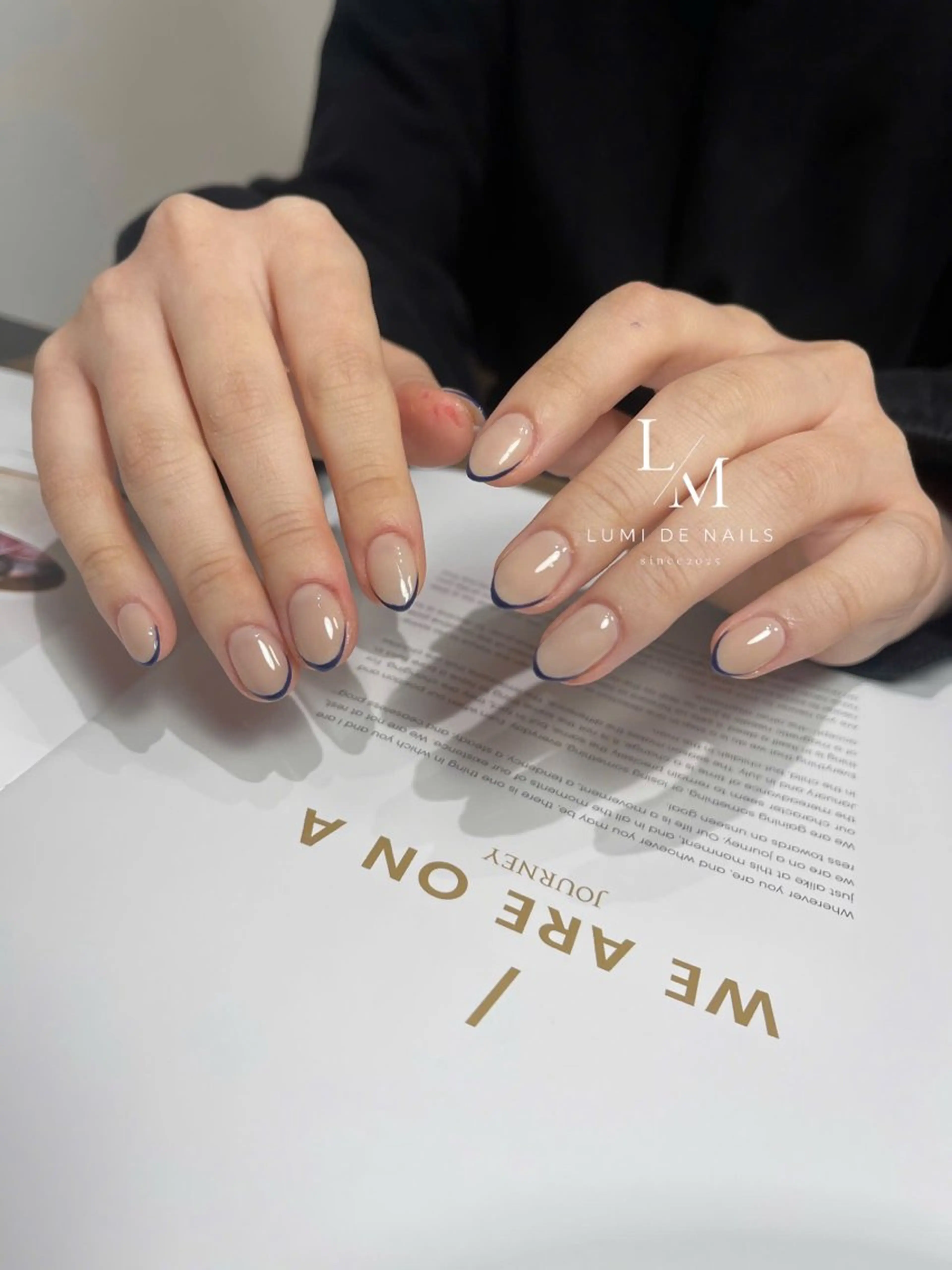 ネイル グラデーション ラメ(グリッター) マグネットネイル ミラーネイル ニュアンスネイル ハンドネイル Lumi de nails所属・Lumi de nailsのネイルデザイン