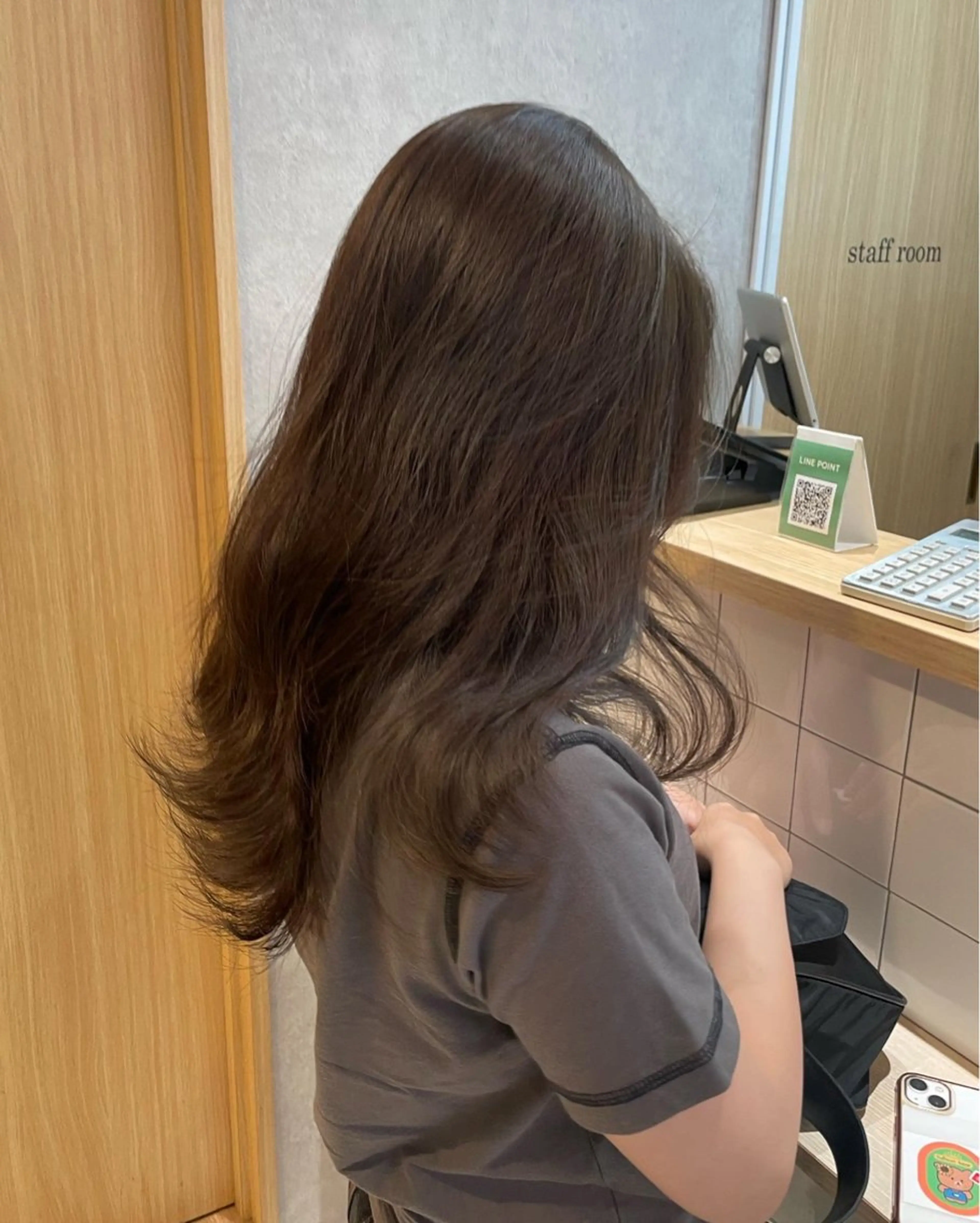 セミロング 女性スタイリスト専門サロン Zina 天神西通り所属・艶髪韓国ヘア MANAMI🎀のヘアスタイル