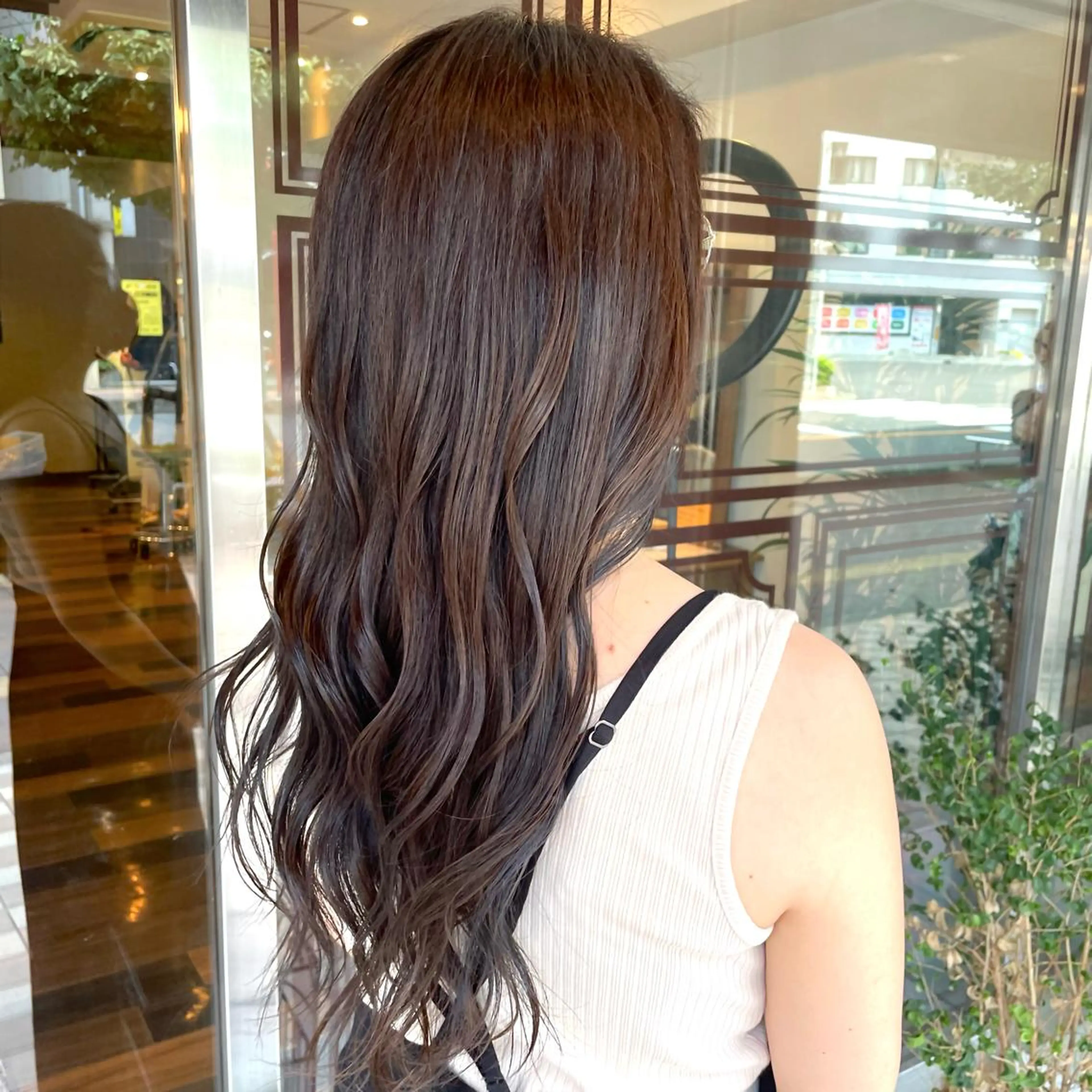 ロング カラー ふるはし みなのヘアスタイル