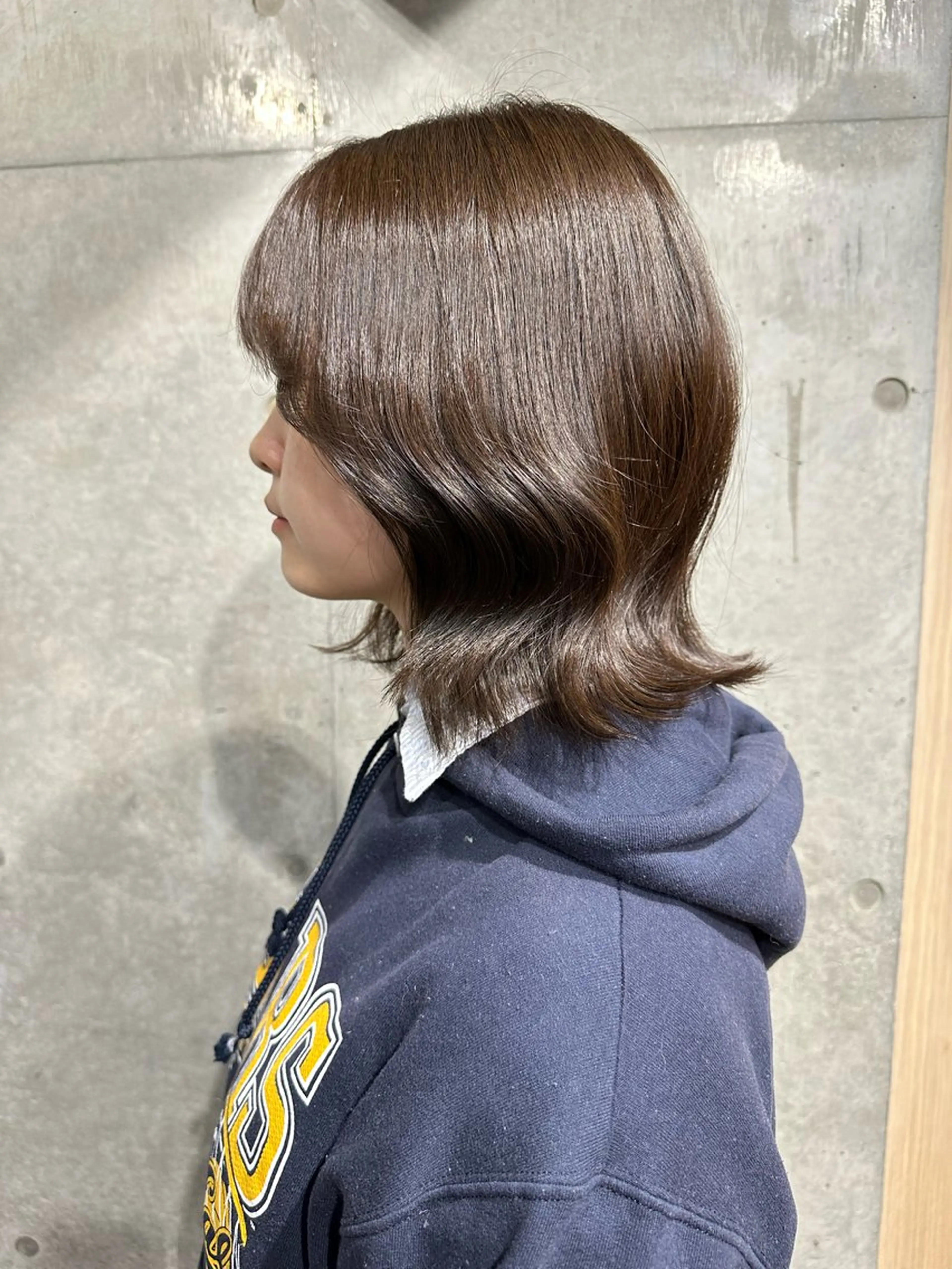 ミディアム カラー アディクシーカラー ベージュカラー ブリーチ ケアブリーチ ダブルカラー fullbloom hair&spa所属・DAIKIベージュ 🍂レイヤーカットのヘアスタイル