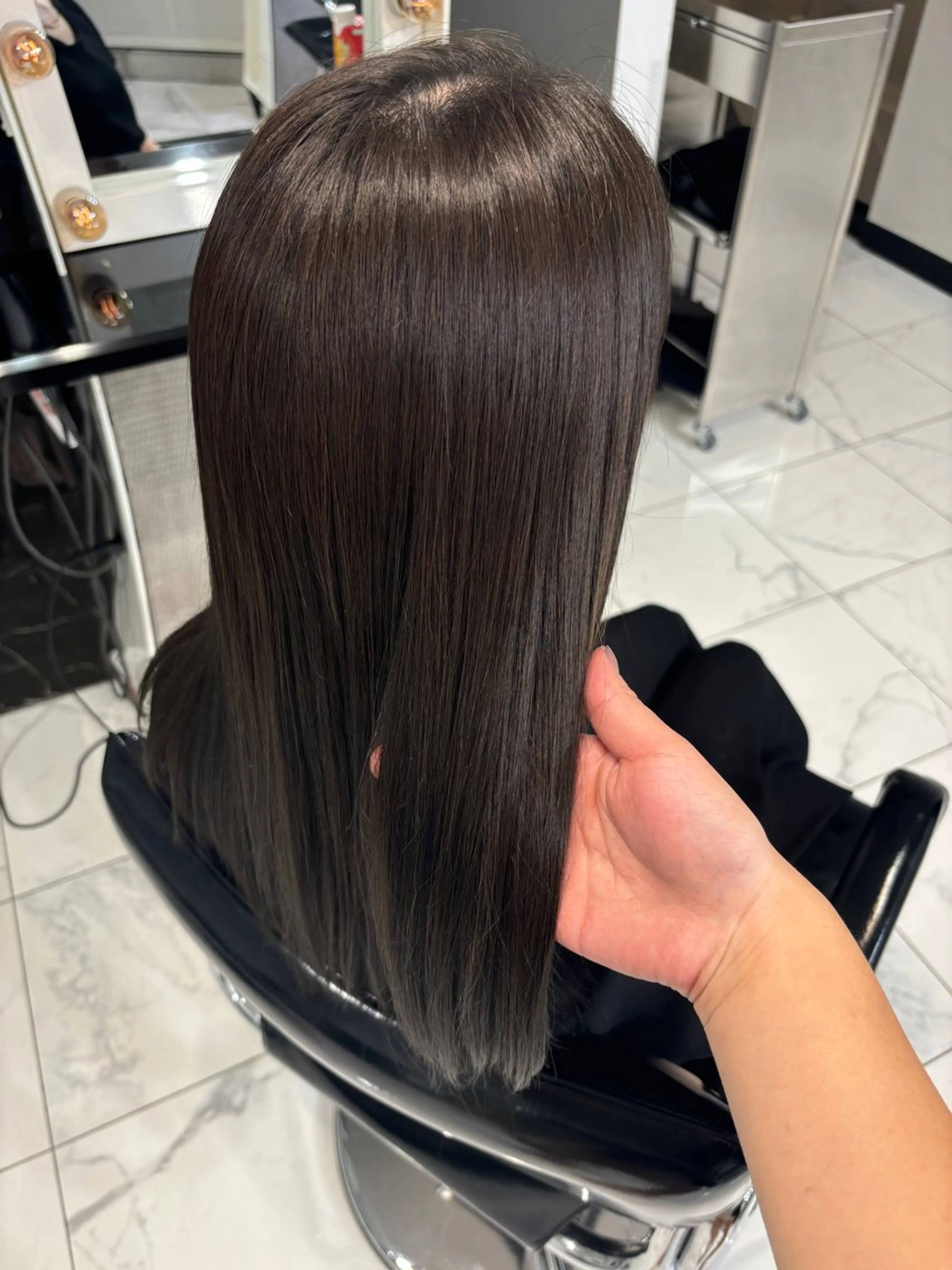 セミロング カラー Halo所属・玖須　綾音 /柔らかい海外ヘア♡のヘアスタイル