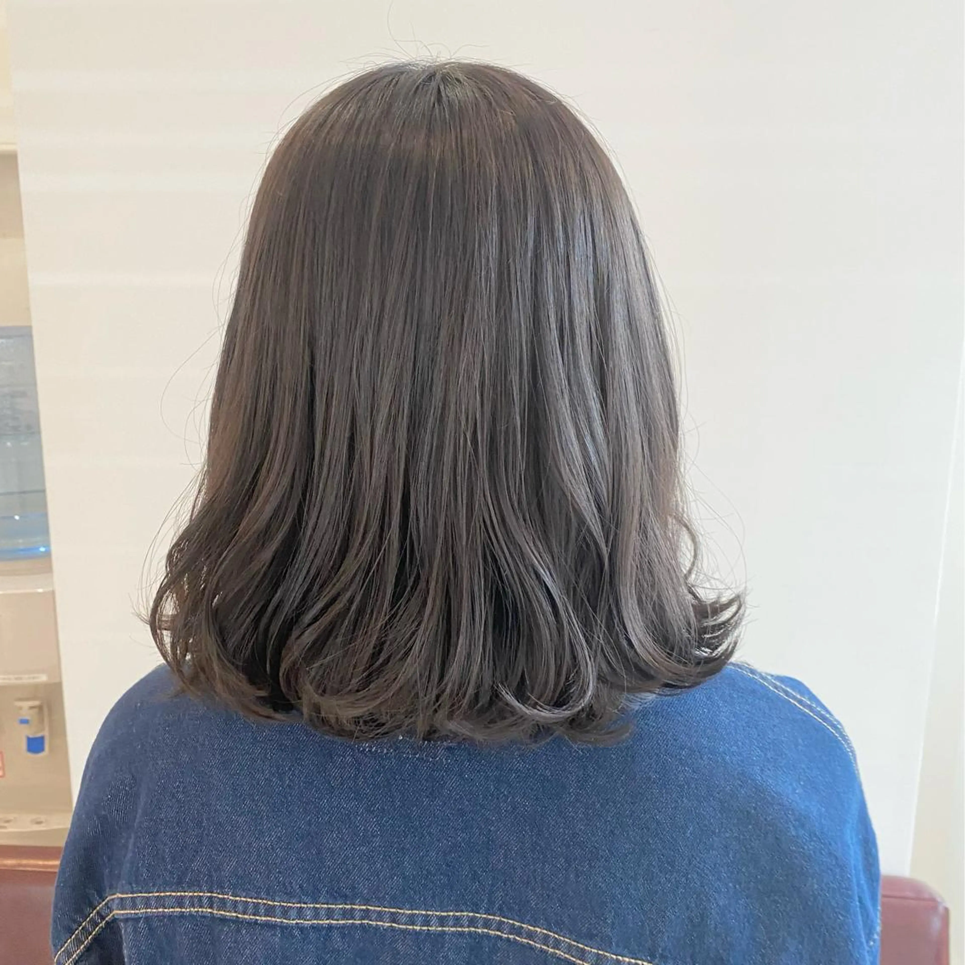 ミディアム カット ヘアカラー 吉原 みえのヘアスタイル