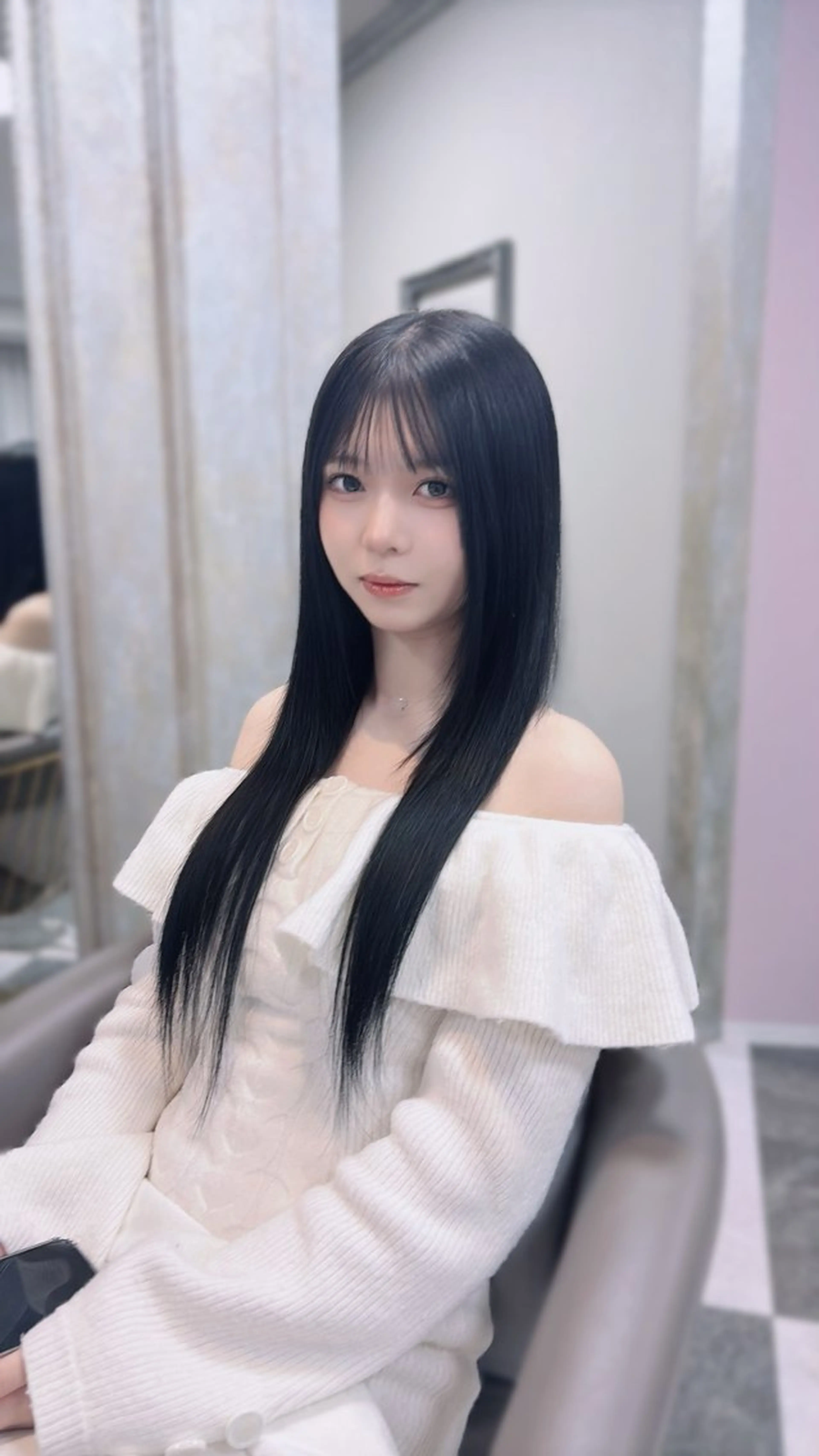 ロング カット ヘアカラー ガルボヘアー心斎橋店所属・心斎橋/髪型整形美容 師タケトのヘアスタイル