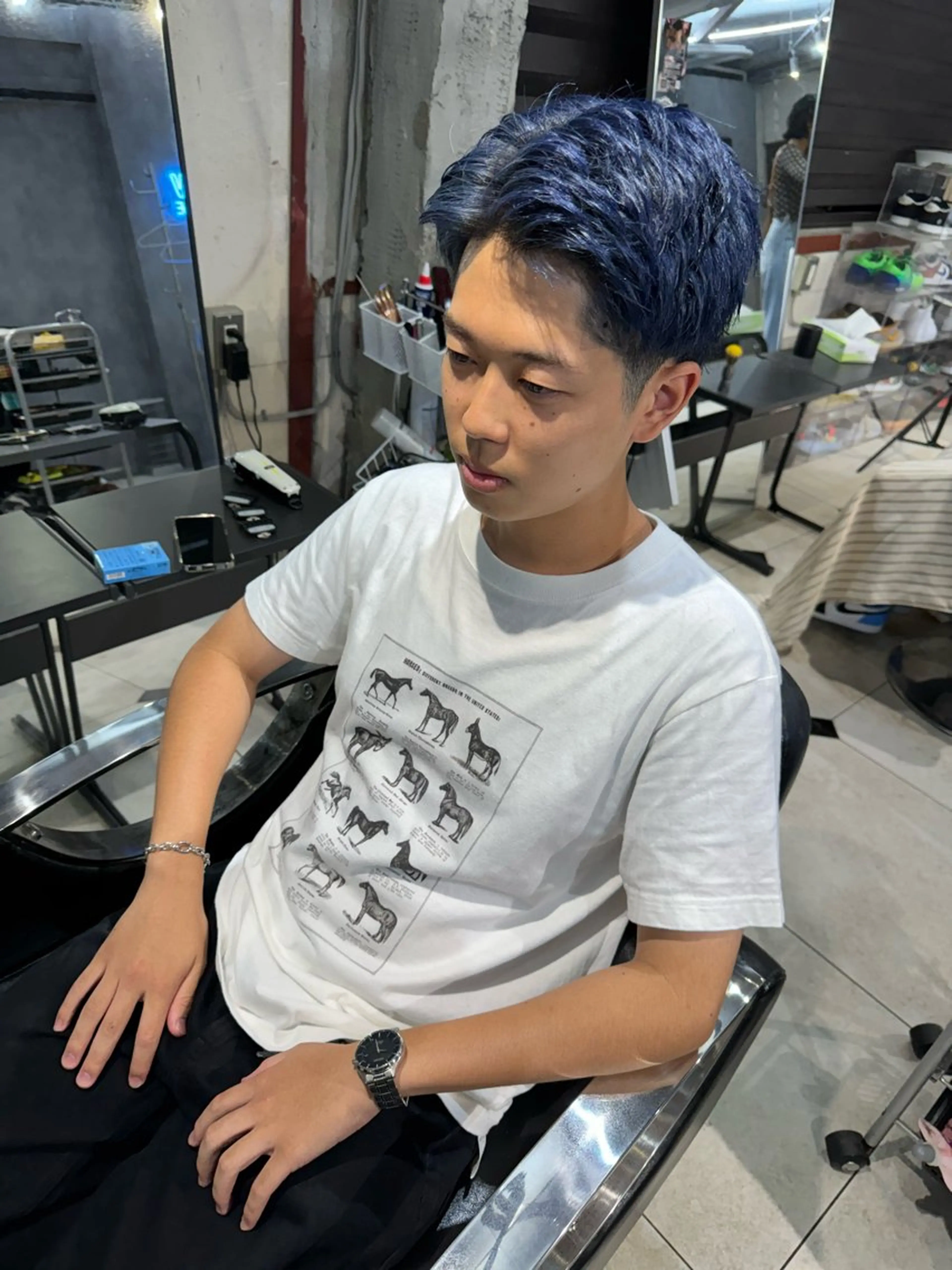 メンズ ヘアカラー NAOKI /海外風のヘアスタイル