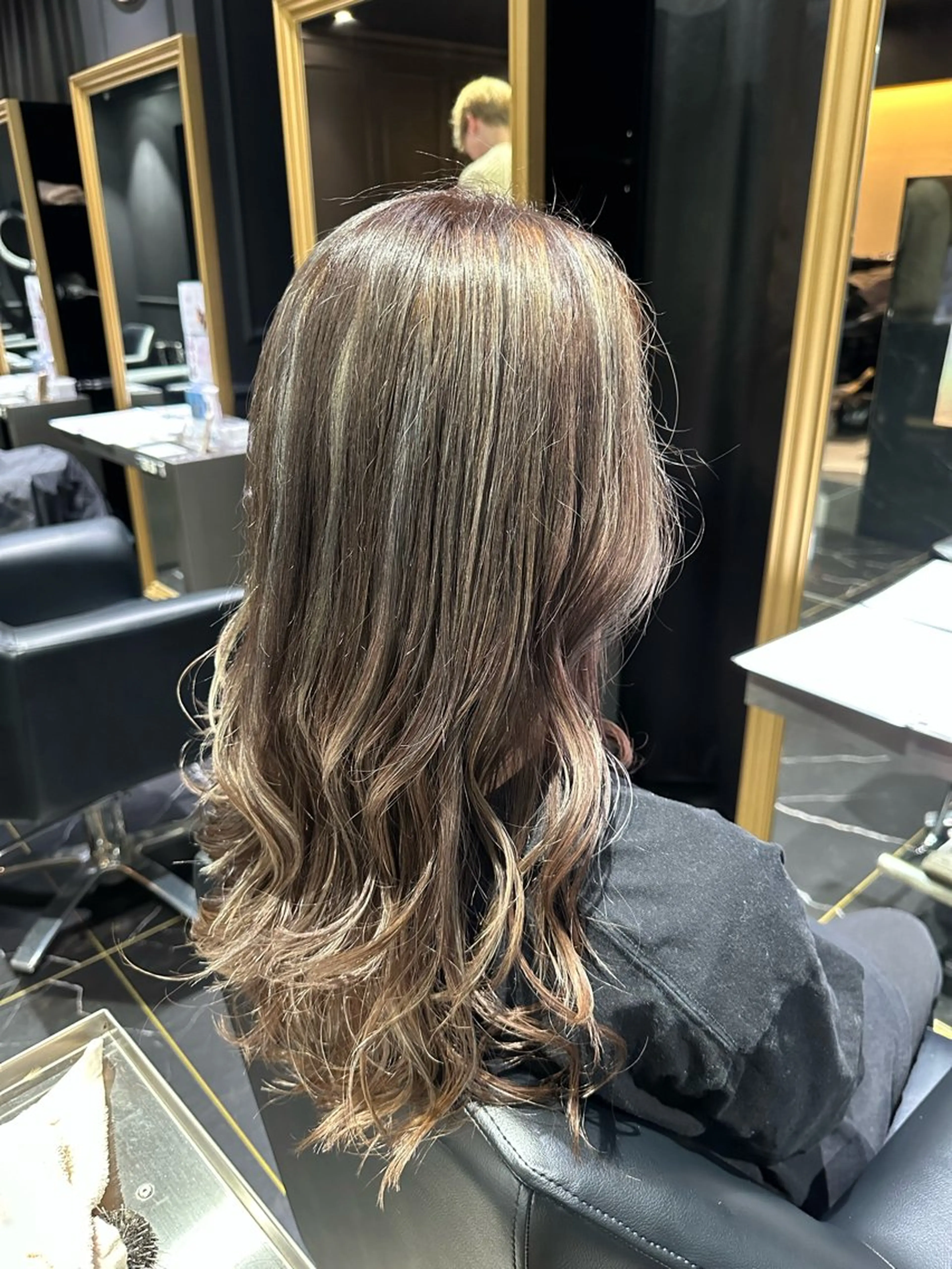 ロング カット ヘアカラー トリートメント ボブスタイル/ 透明感カラー/八幡のヘアスタイル