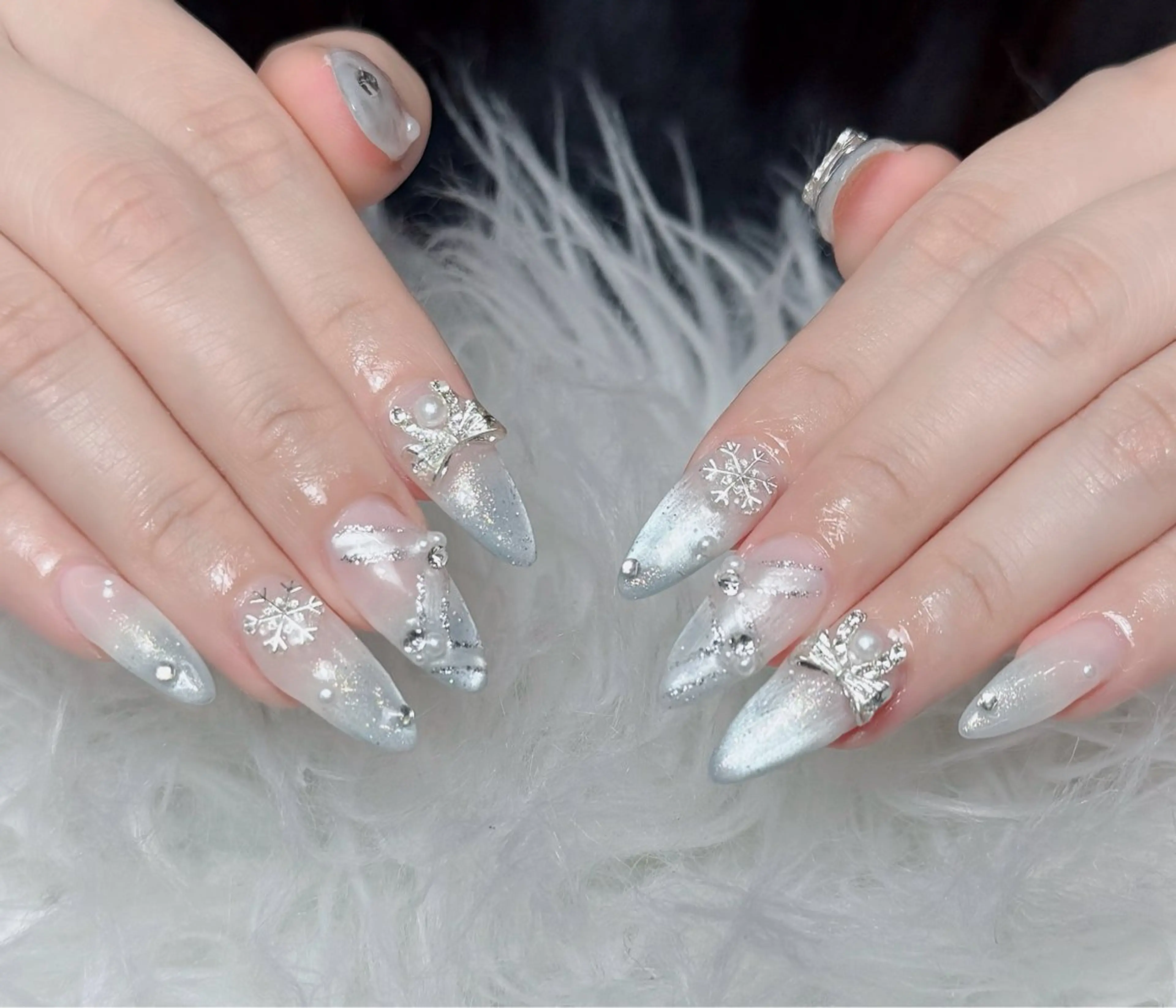 ネイル アートネイル 韓国ネイル 持ち込み ワンホンネイル ハンドネイル Lenie Nail Salonのネイルデザイン