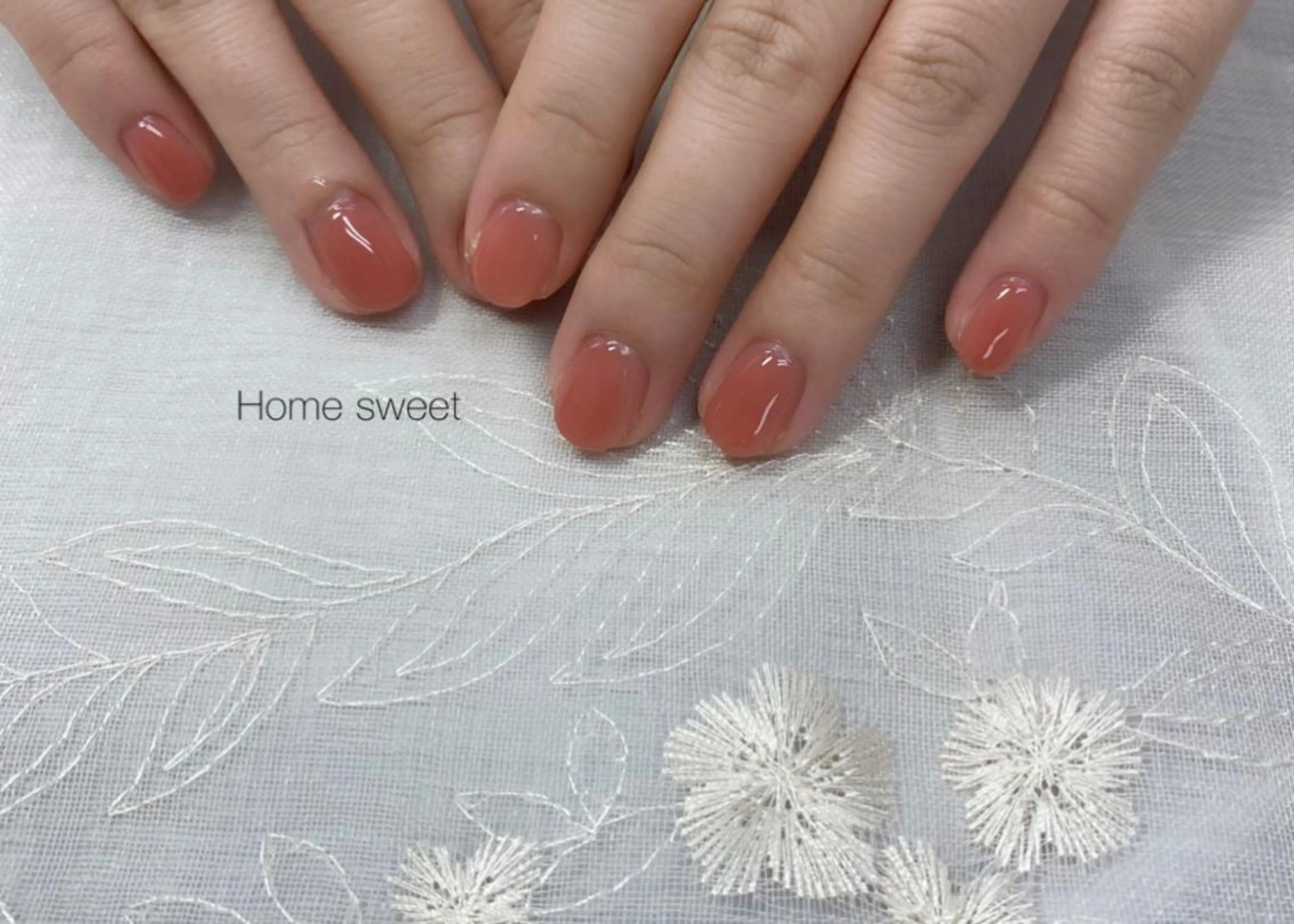 ネイル ハンドネイル ショートネイル. Home sweetのネイルデザイン