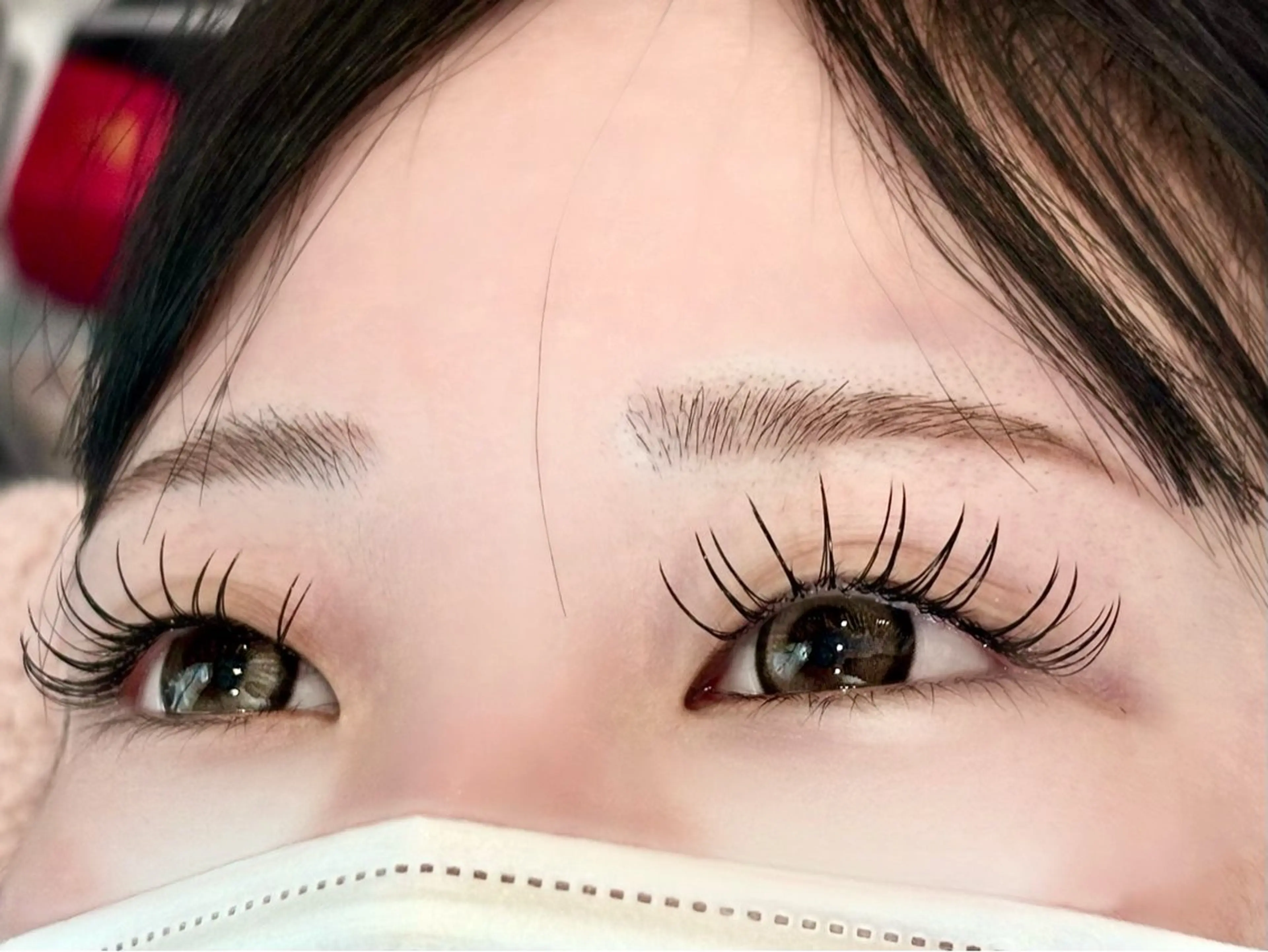 驚異的な持続力！最初LEDエクステ140本☆通常のエクステの1.5倍​〜​2倍のモチ♪（オフ別途550円）の写真