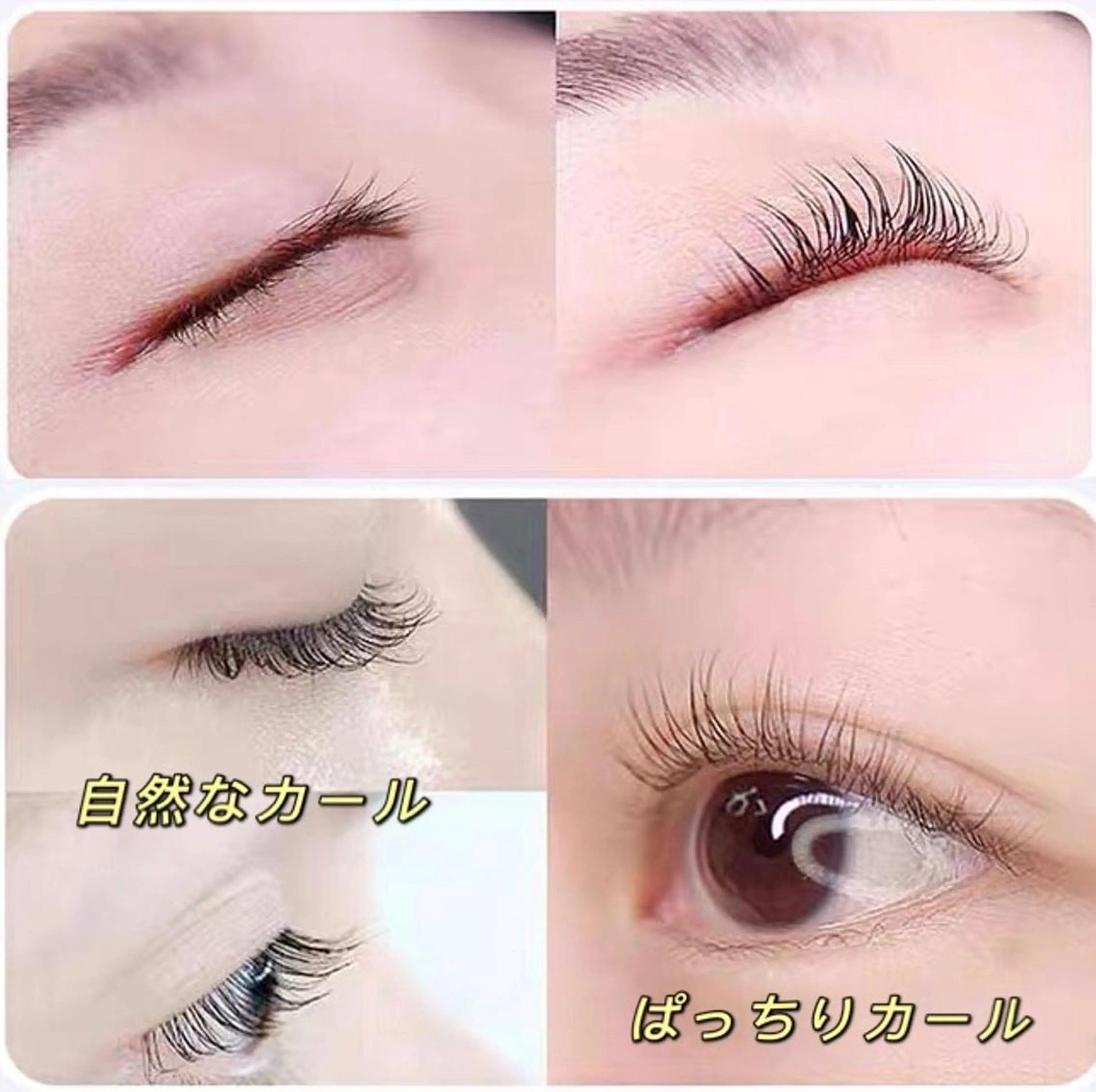 【新規】まつ毛パーマ上まつ毛の写真