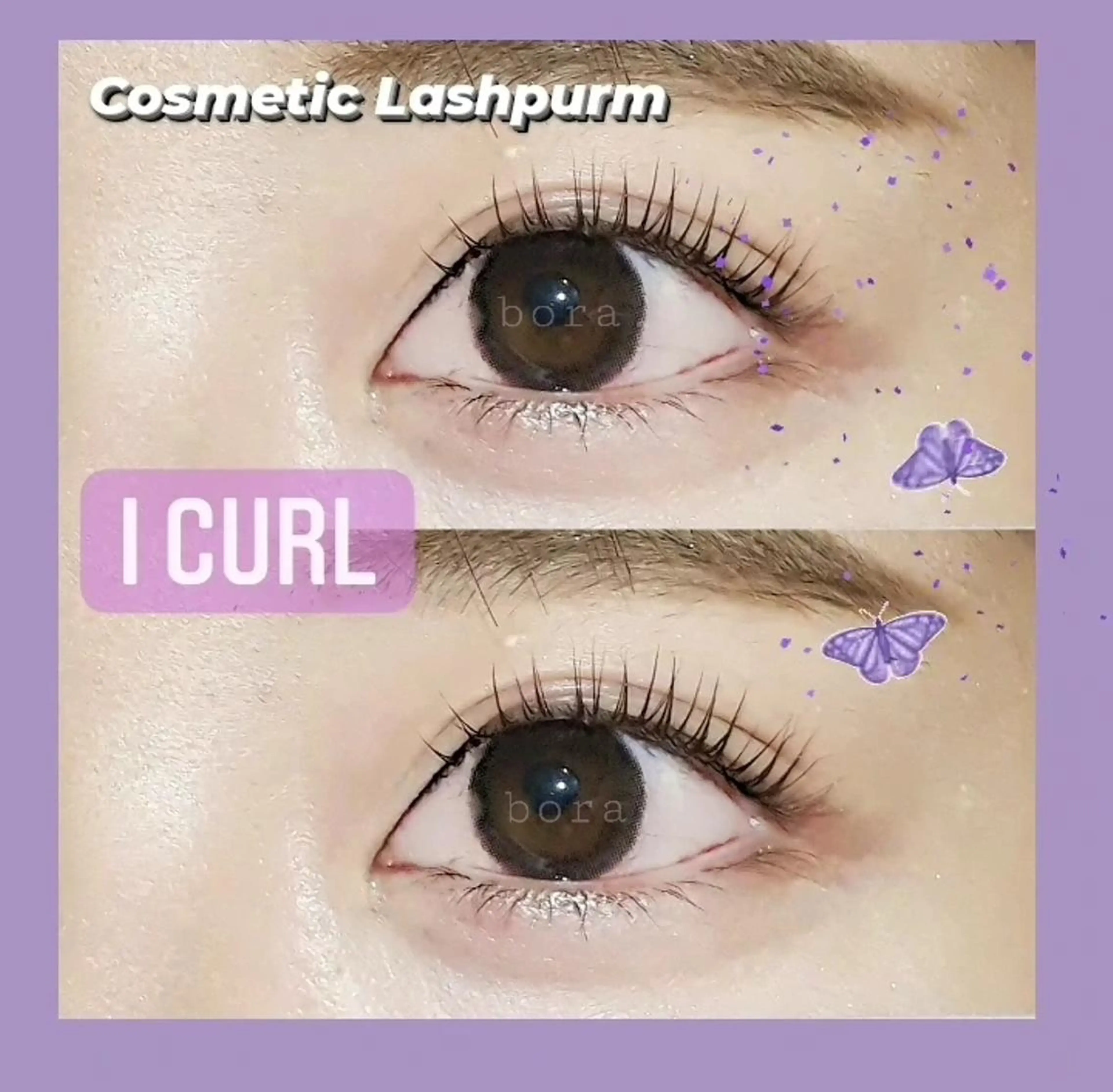 マツエク・マツパ まつげパーマ 💜bora .のネイルデザイン