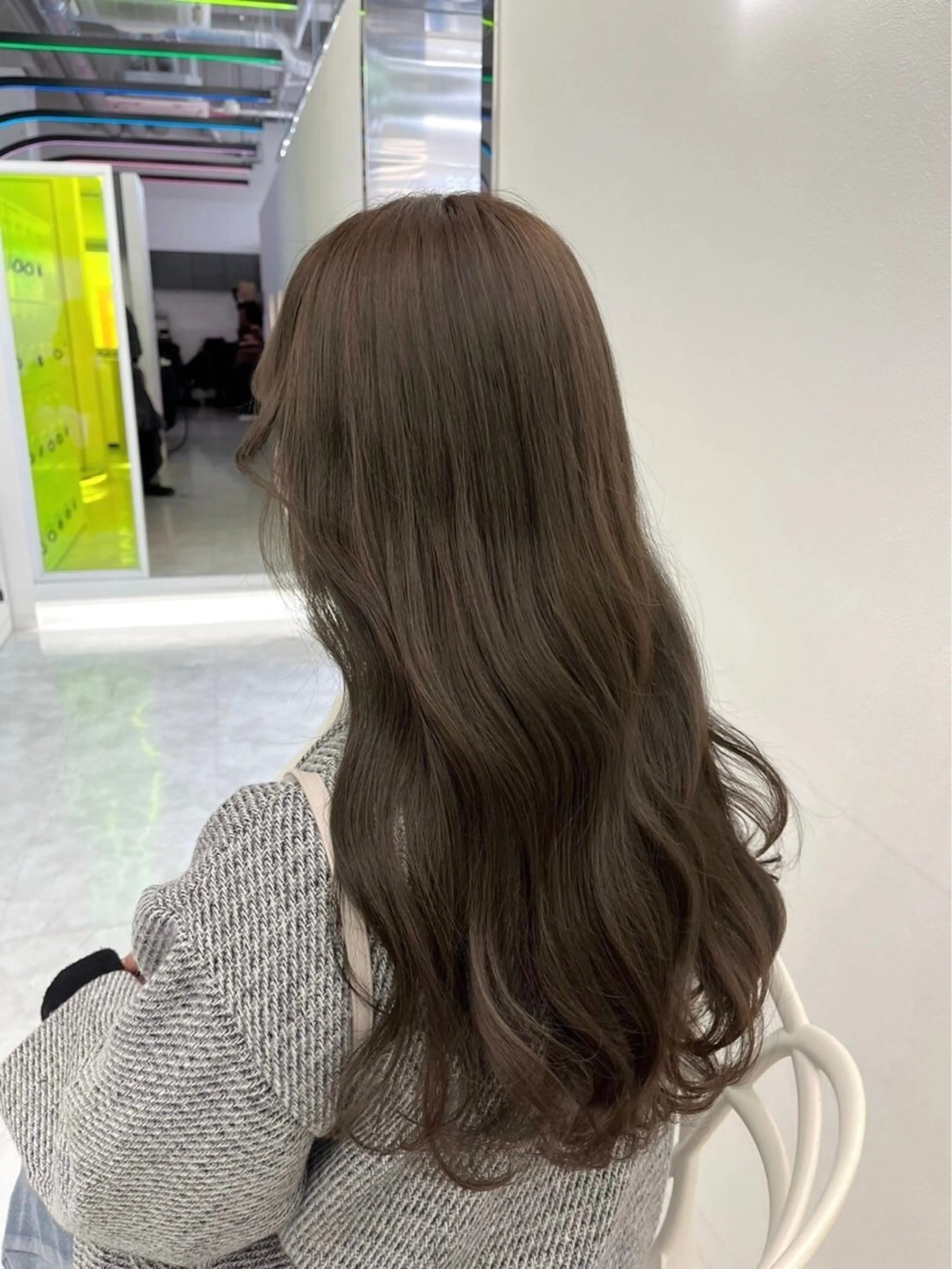 ロング カラー ベージュカラー ブリーチ ブリーチなしカラー ヘアカラー ブレンバイドット所属・ニュアンスカラー/ 🫧レミ(坊主)のヘアスタイル