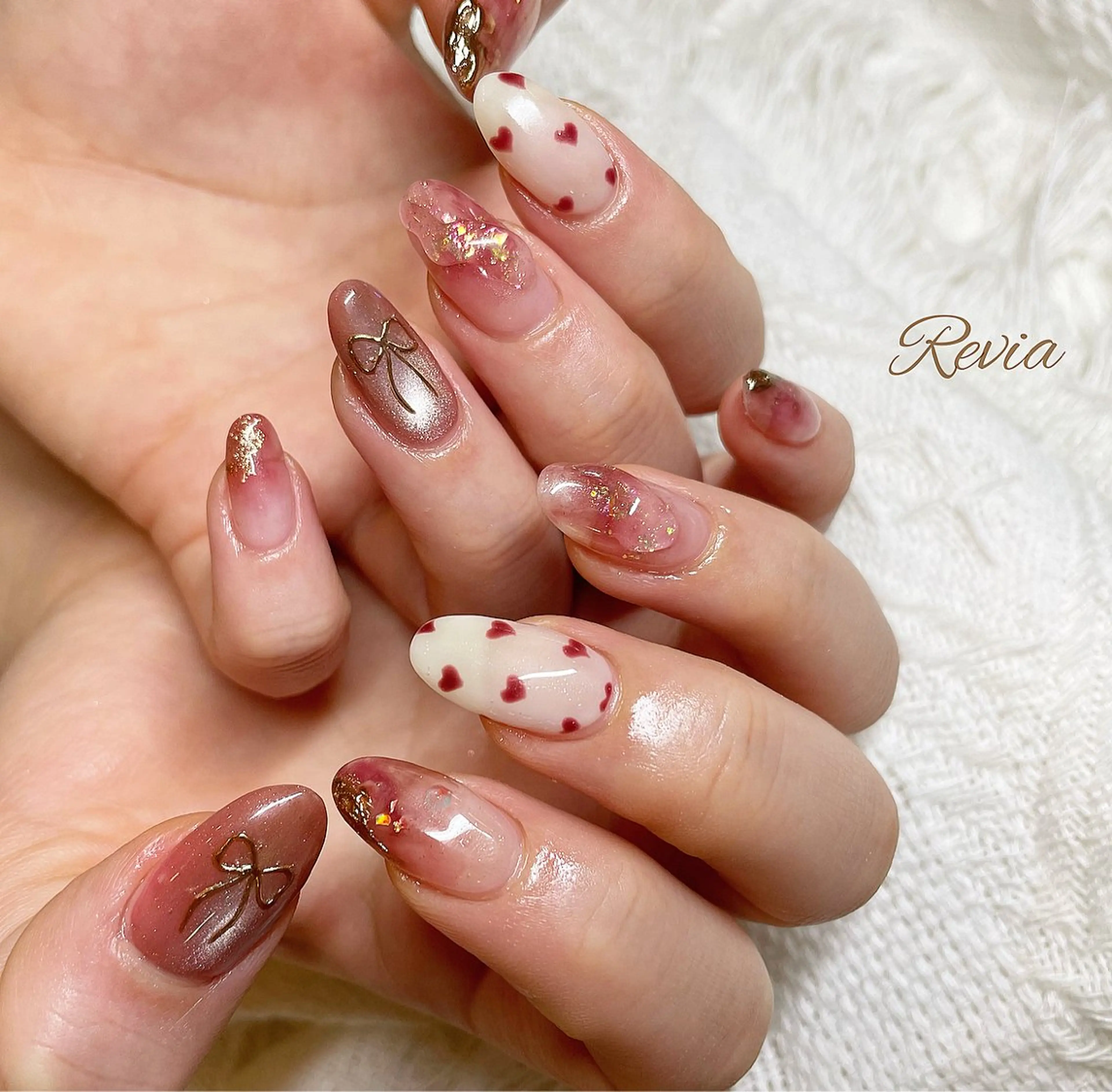 ネイル ハンドネイル revia所属・ERI Nailistのネイルデザイン