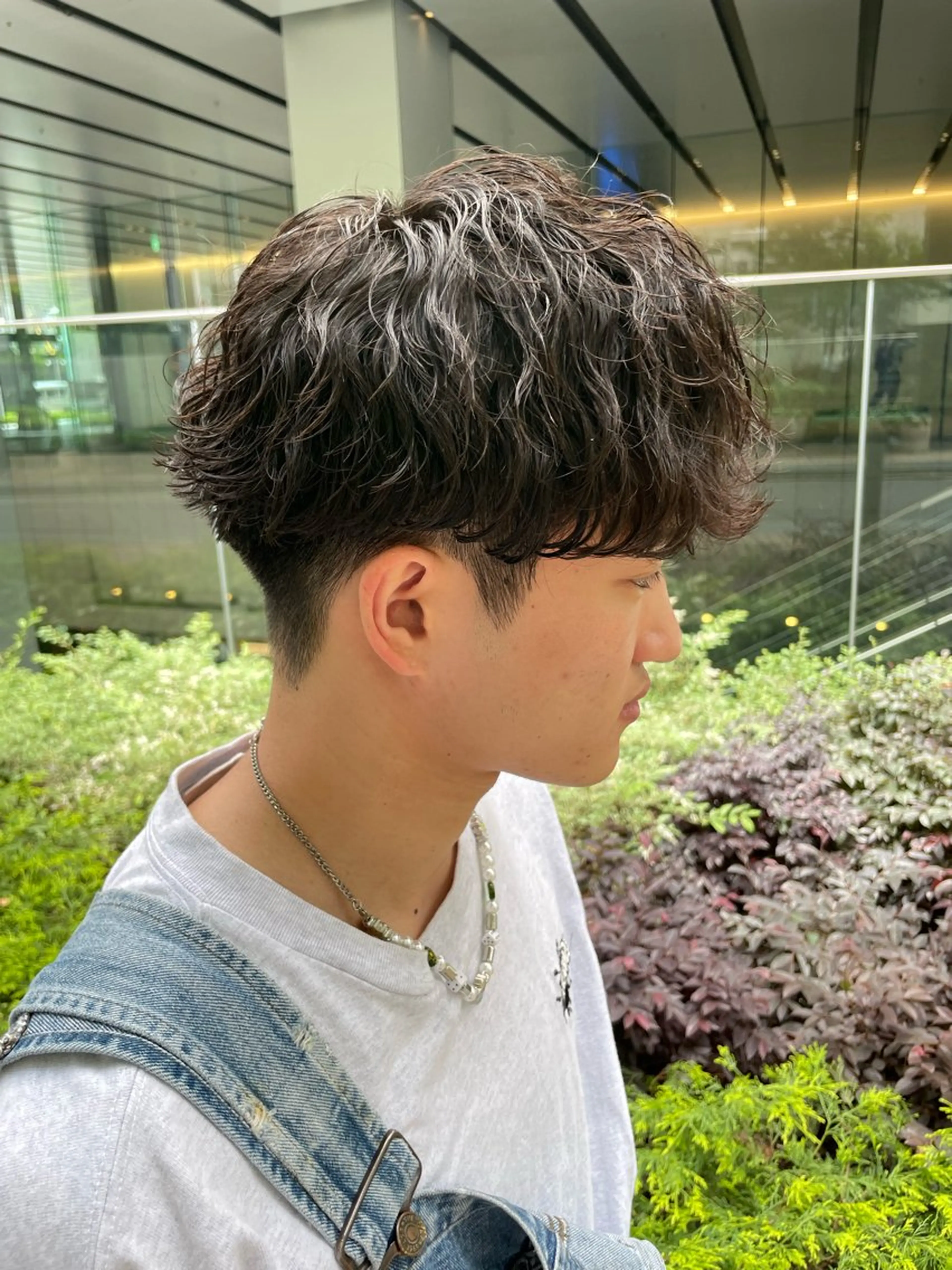 ショート カラー パーマ ヘアアレンジ メンズ カット パーマ トリートメント ヘアセット 亀井隆汰/メンズ専門 パーマ特化美容師のヘアスタイル