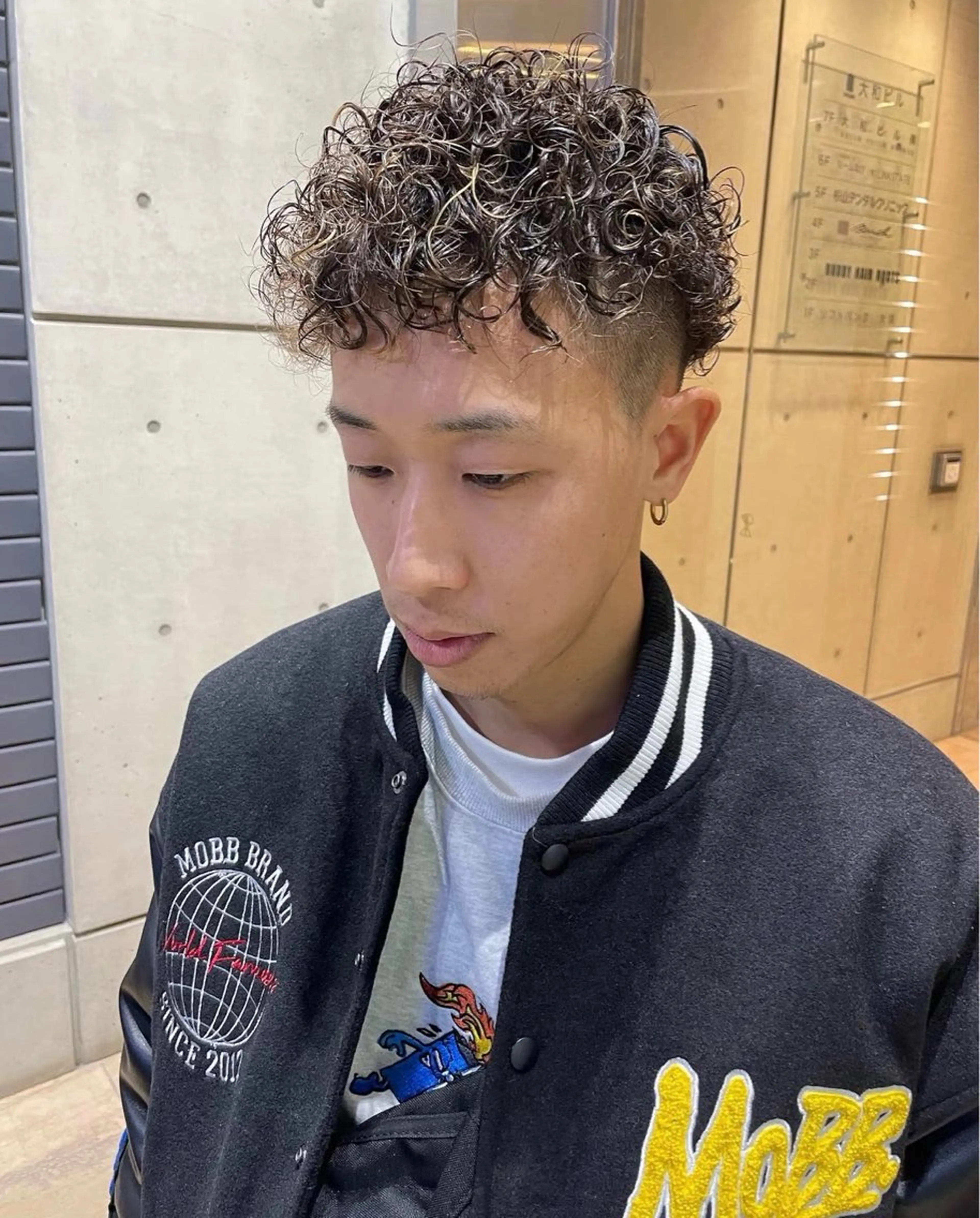ショート パーマ メンズ パーマ特化 motooのヘアスタイル