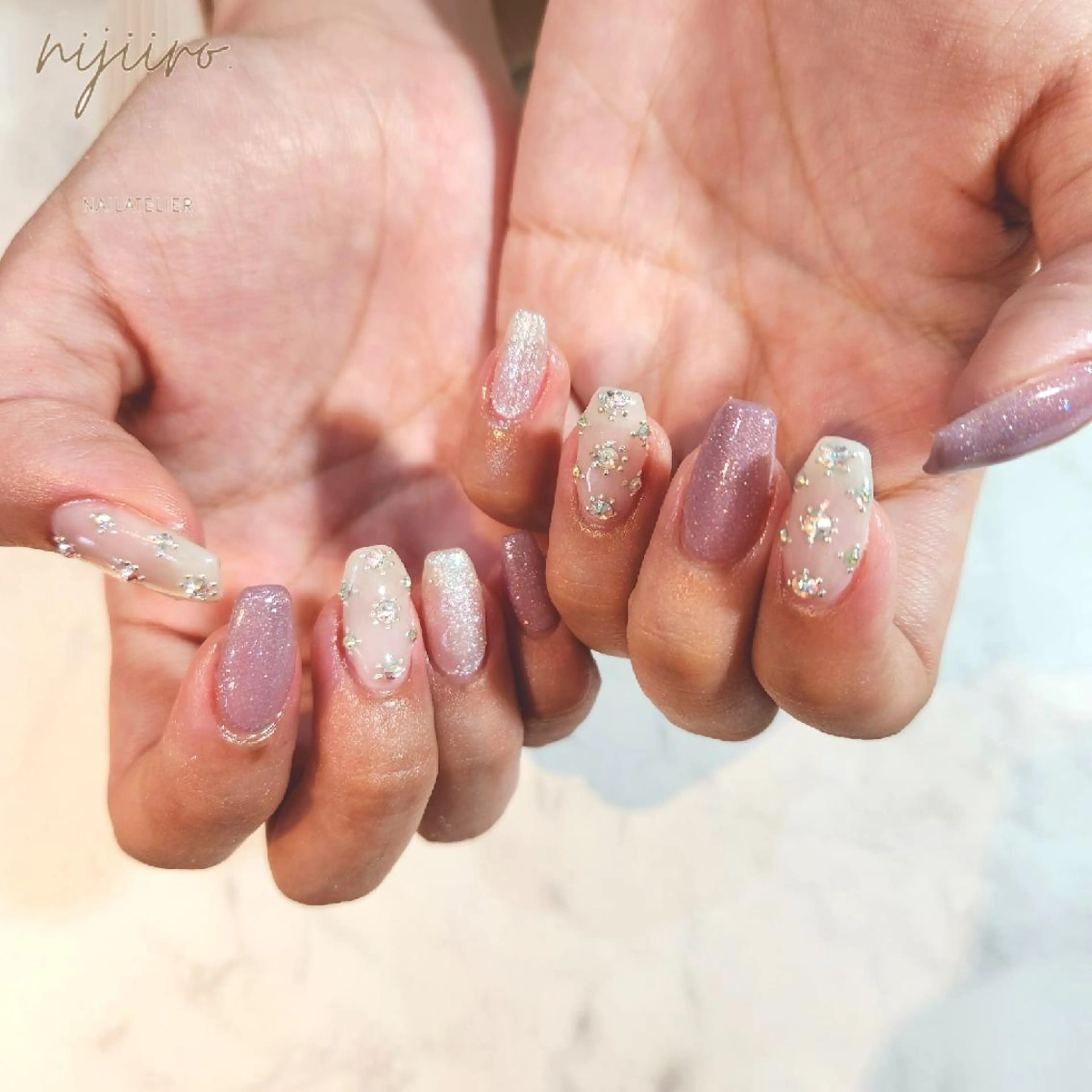 ネイル ハンドネイル nailatelier nijiiro.所属・nijiiro🌈 サトウのネイルデザイン