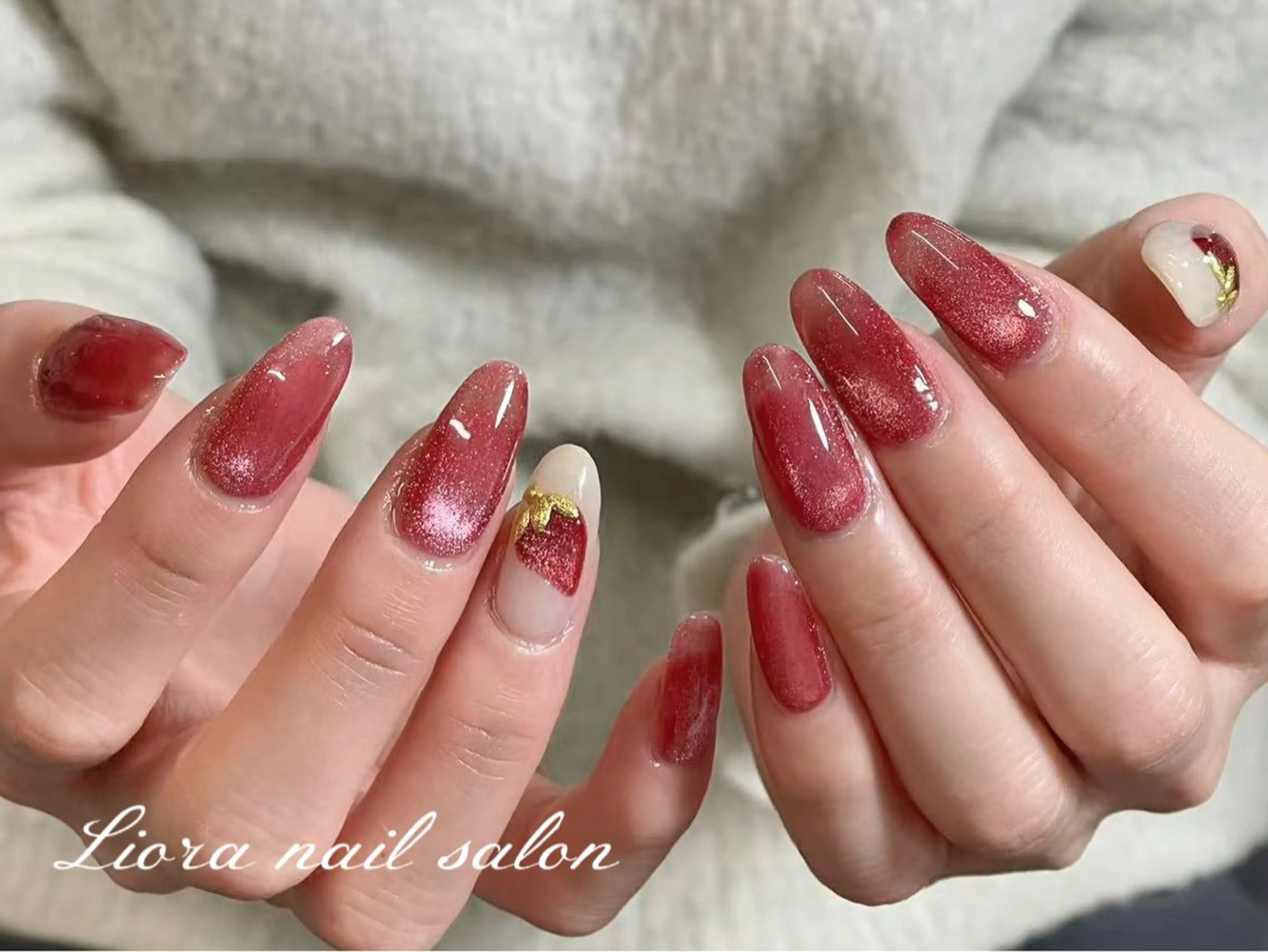 ネイル チークネイル フットネイル フレンチネイル ジェルネイル ガーリー ハンドネイル Liora nail スカルプ専門店のネイルデザイン