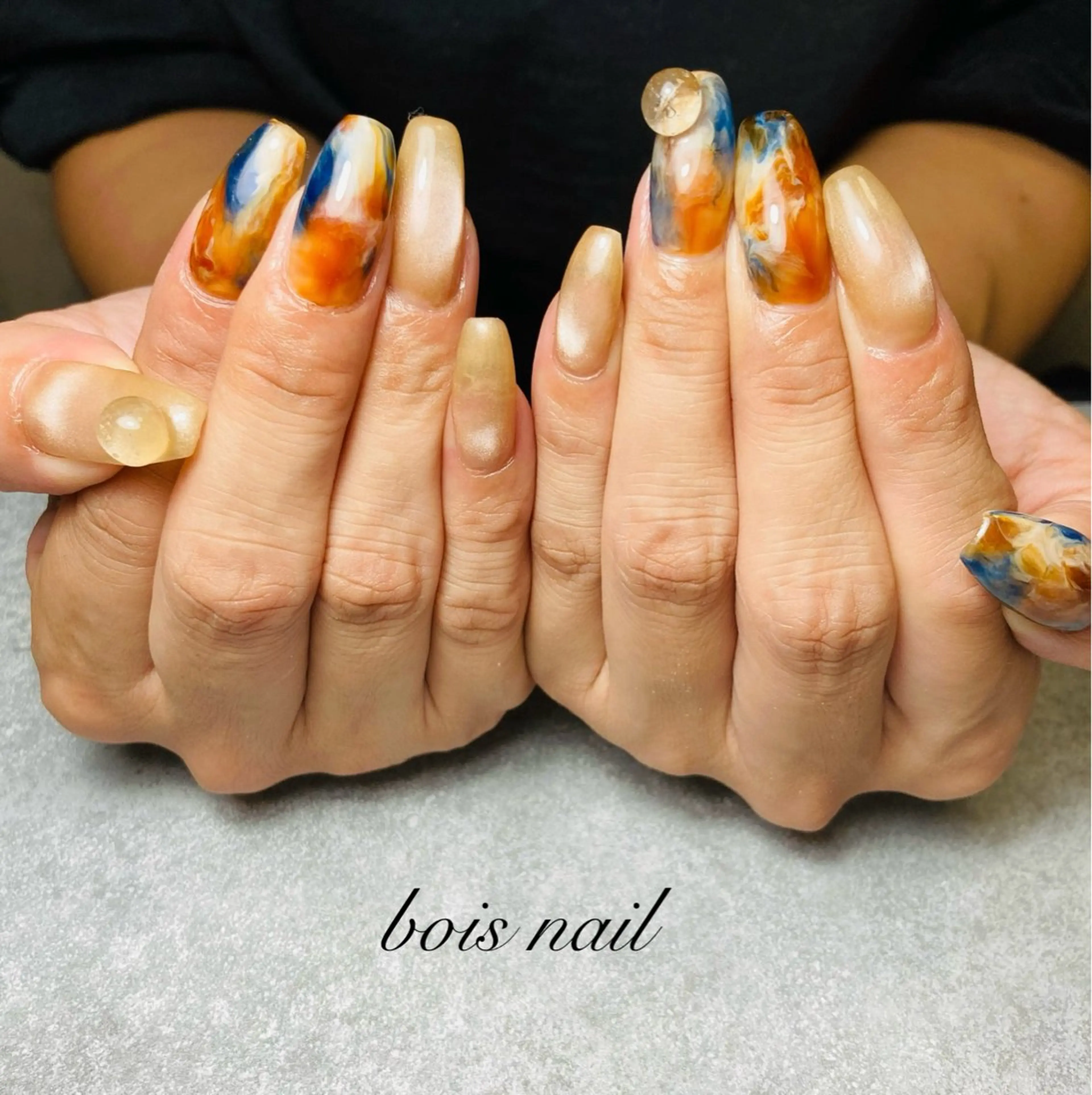 ネイル ハンドネイル bois nail ボワネイル北巽のネイルデザイン