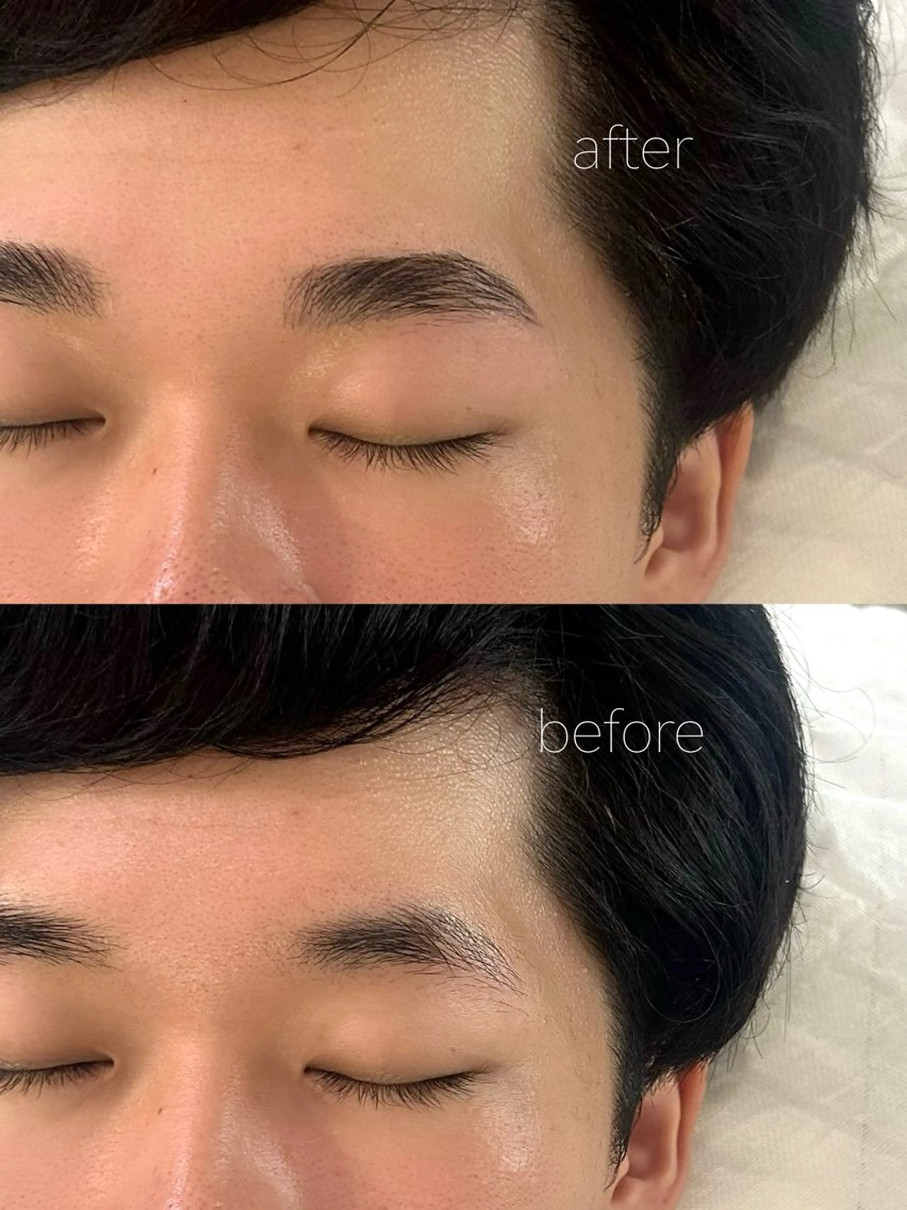 メンズ アイブロウ ハリウッドブロウリフト メンズアイブロウ ワックス脱毛 その他(アイブロウ) GO TODAY SHAiRE SALON Vellmie店所属・吉祥寺kasumi 🌛eye/browのマツエク・マツパデザイン