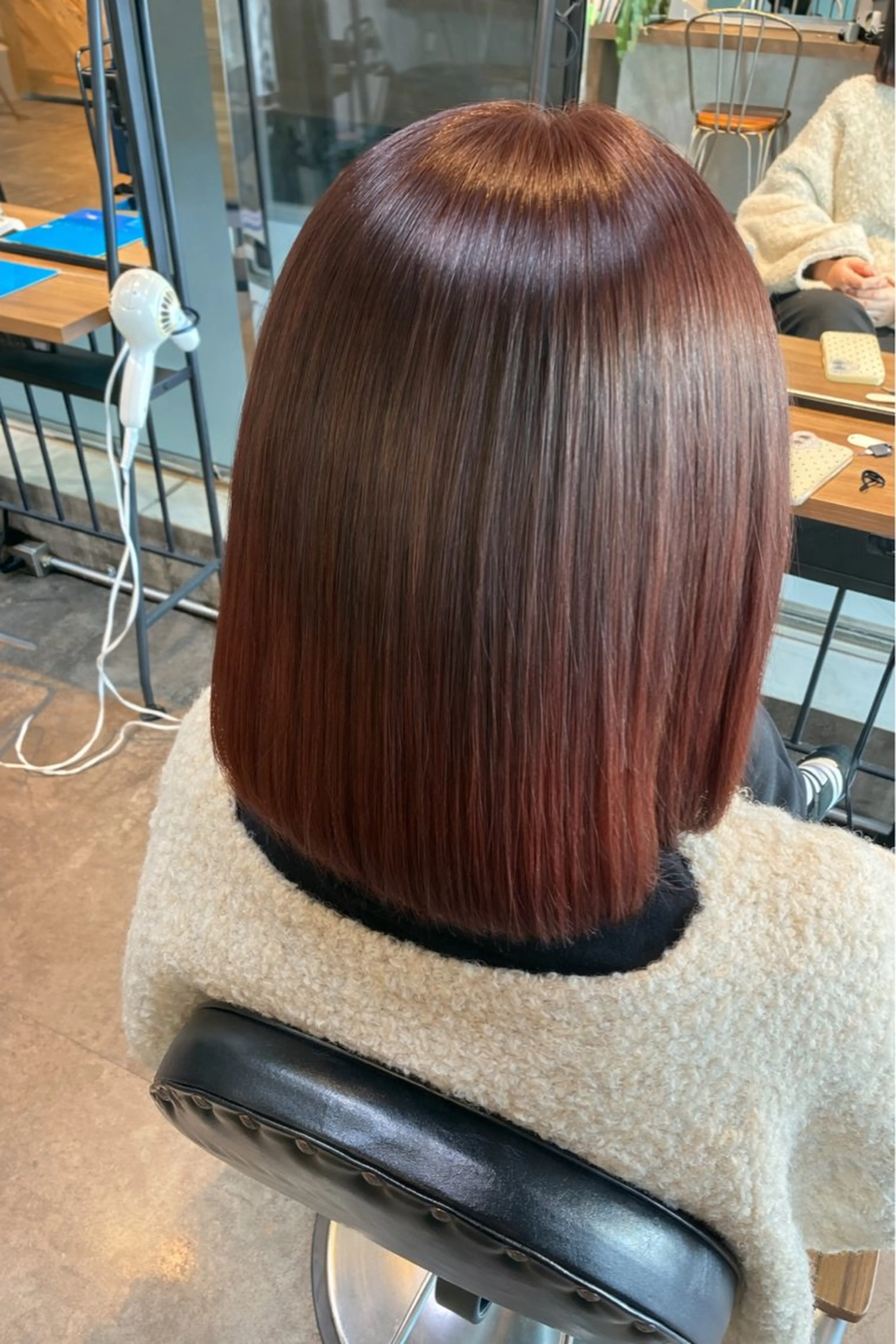 ミディアム ヘアアレンジ ヘアカラー La fith hair SEnSE 広島袋町店所属・山本 悠理のヘアスタイル