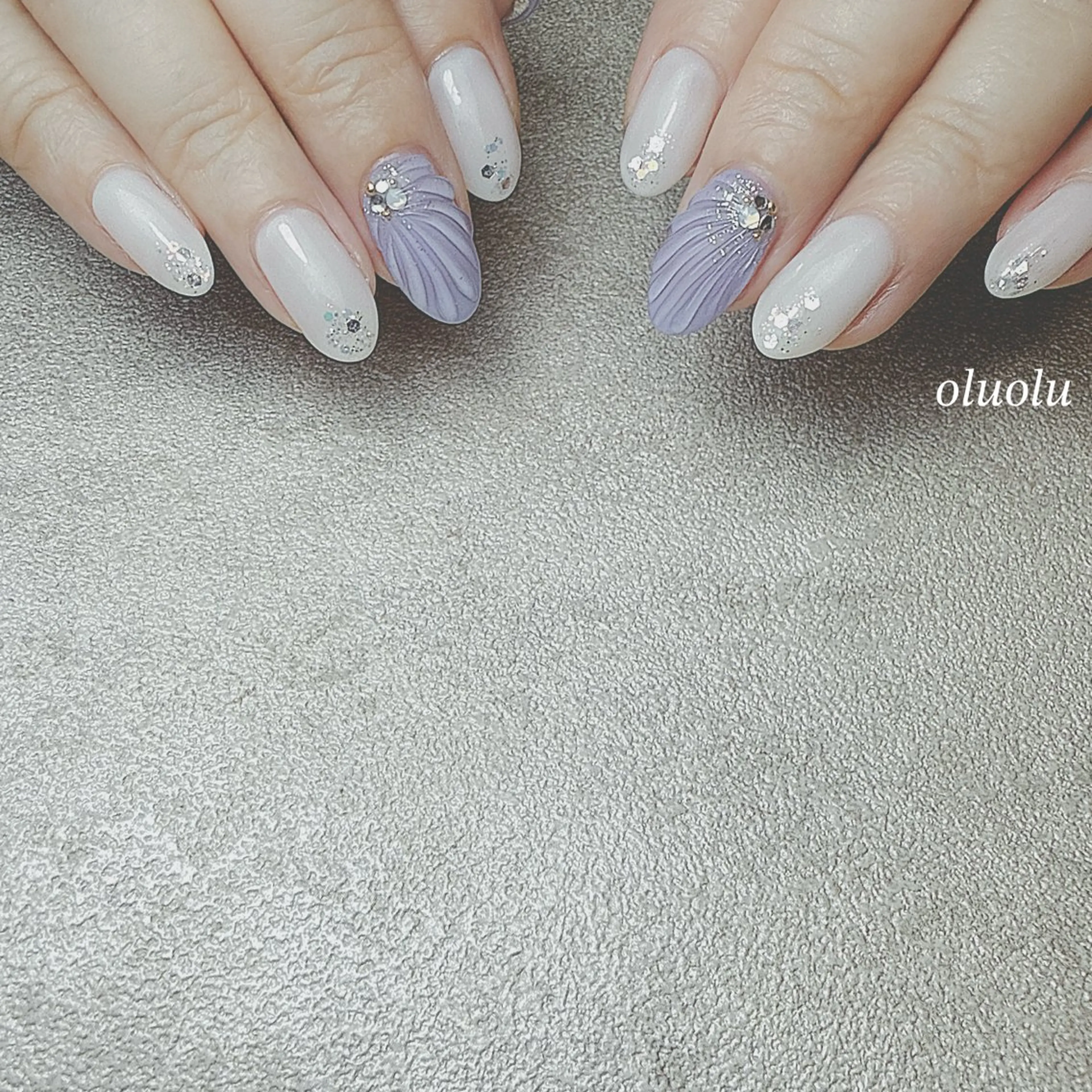 ネイル アートネイル フットネイル ぷっくりネイル ハンドネイル 大村 紬華のネイルデザイン