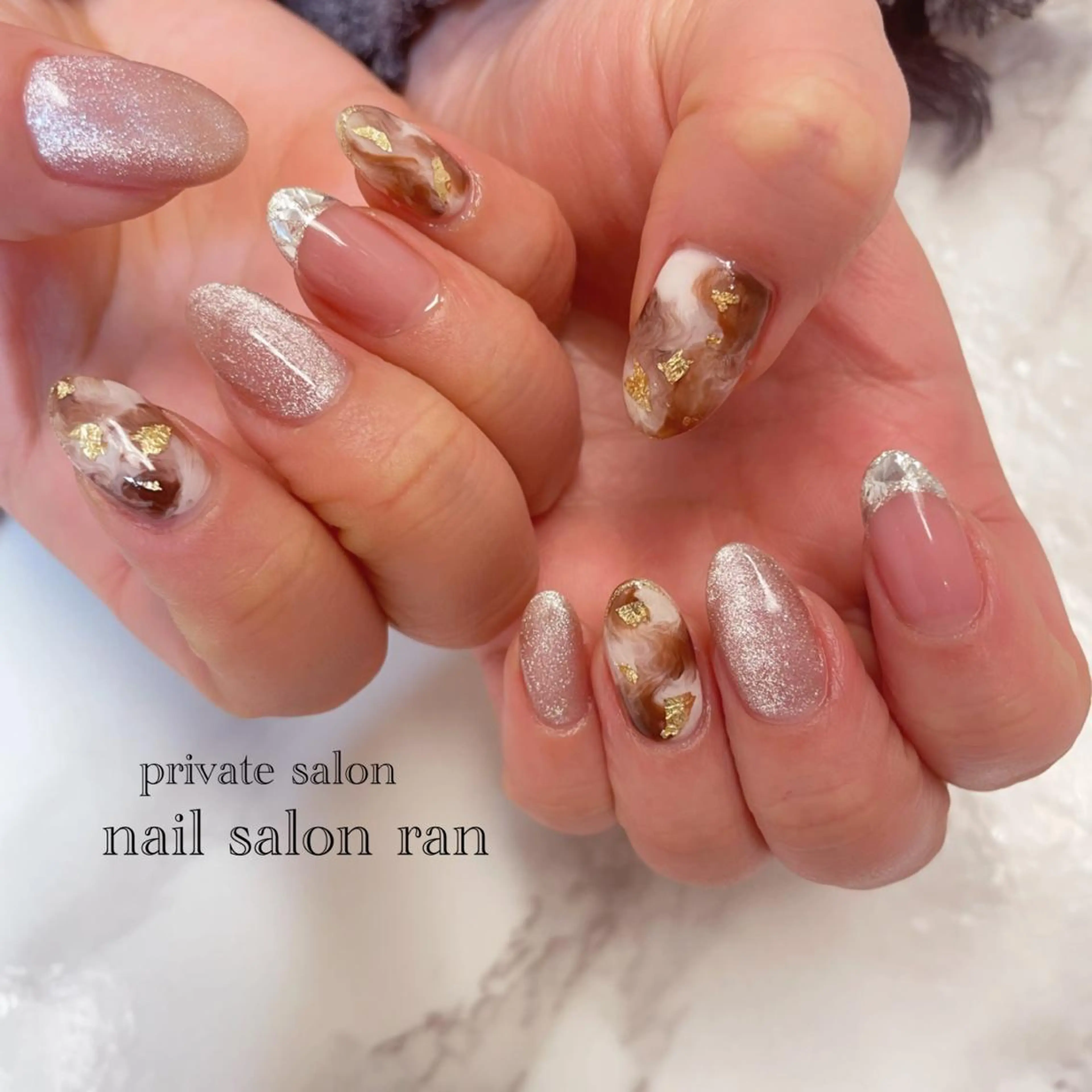 ネイル バレンタイン nailsalon ranのネイルデザイン