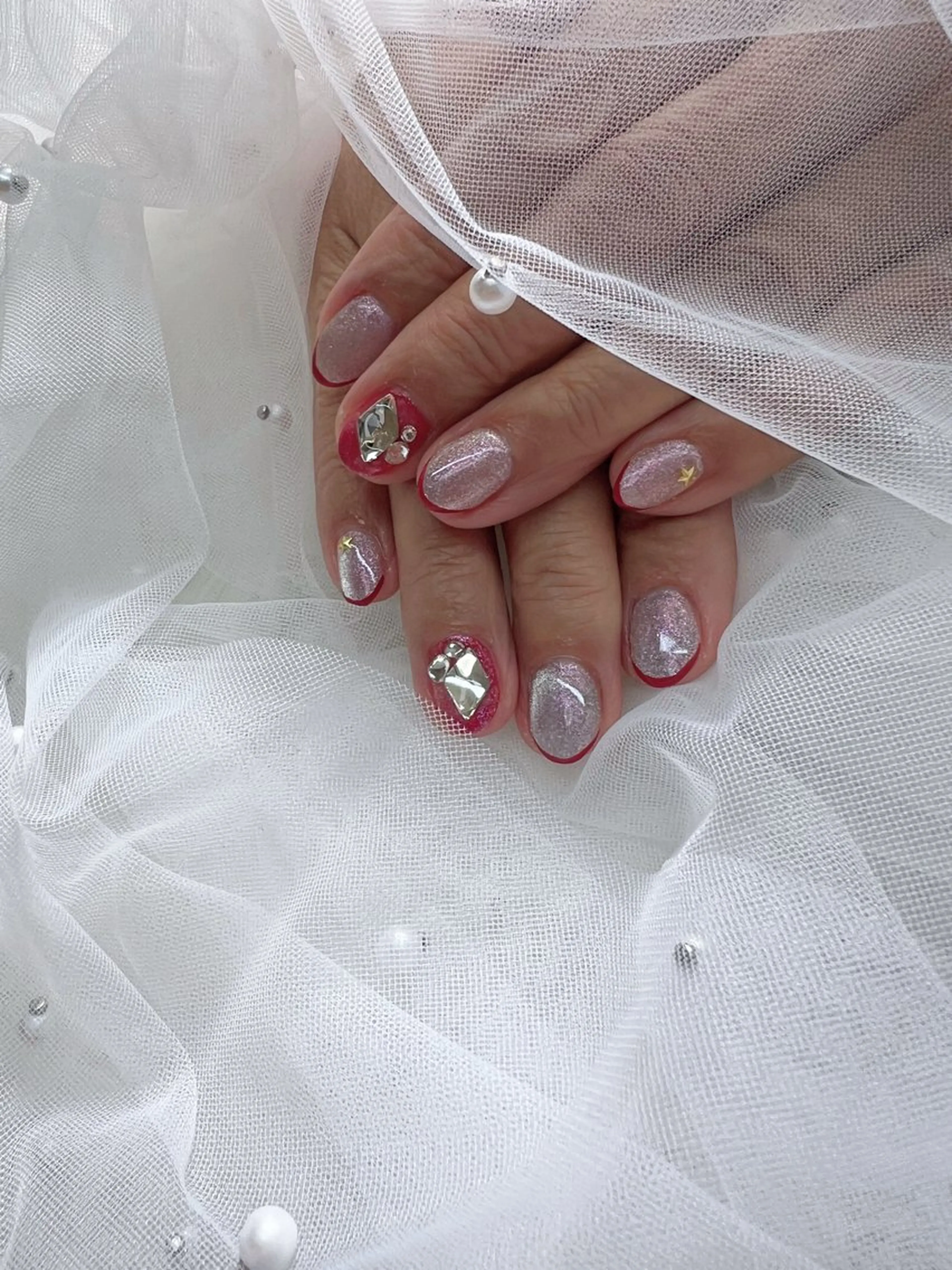 ネイル Jewelry&ecxia所属・村山 はづ妃のネイルデザイン