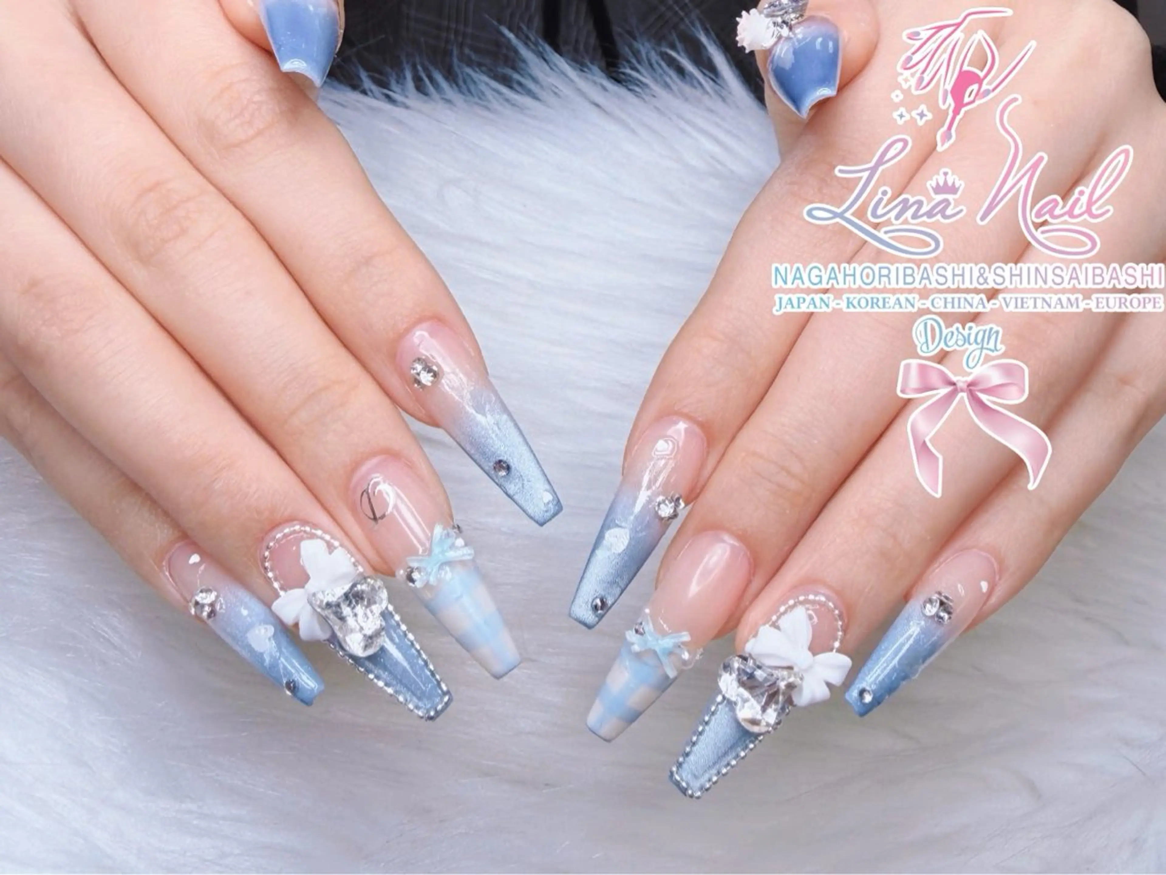 ネイル フットネイル ジェルネイル 持ち込み ネイルチップ ハンドネイル リナネイル 長堀橋店／東心斎橋店のネイルデザイン