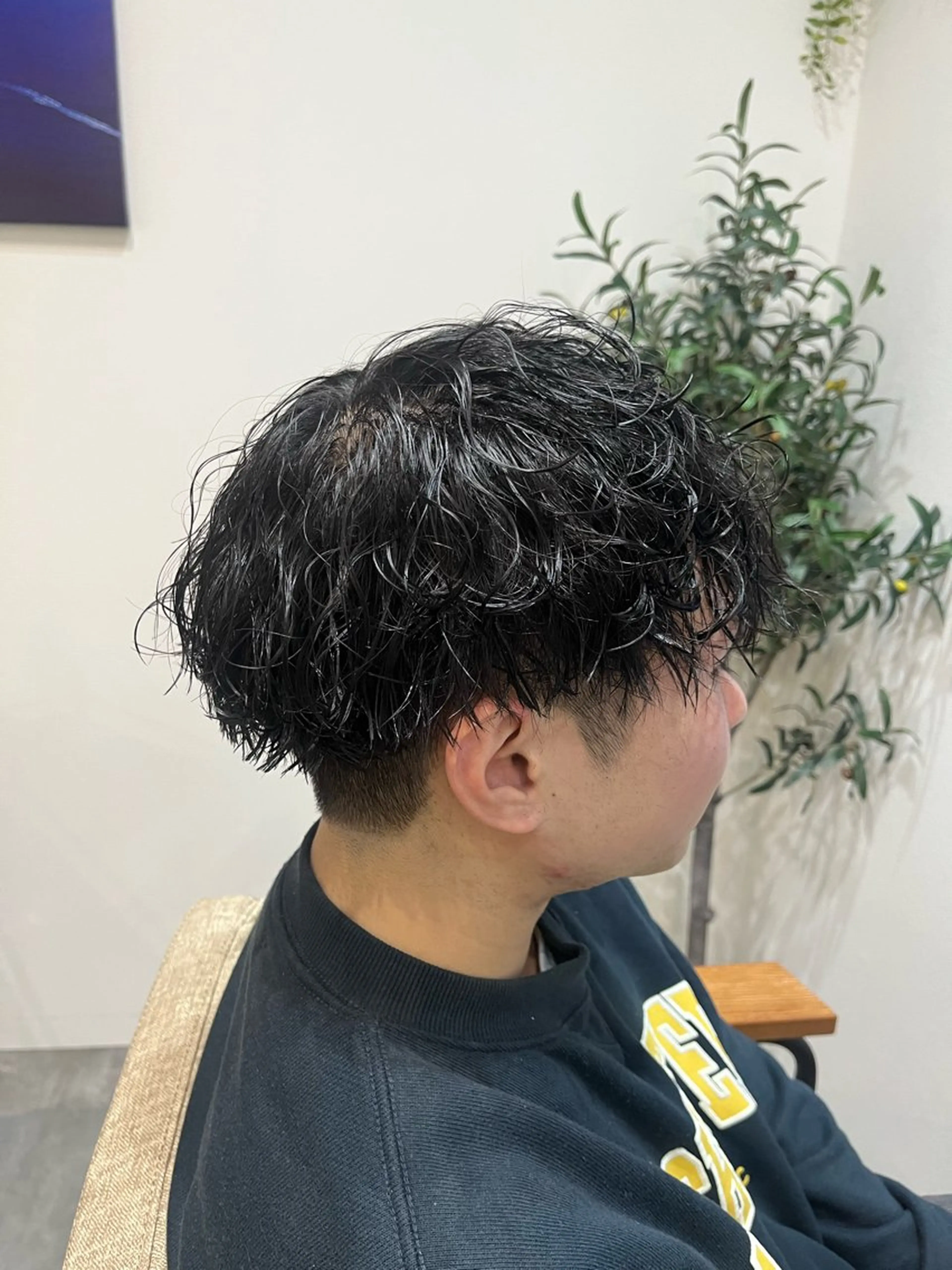 パーマ メンズ 藤田 詩織のヘアスタイル