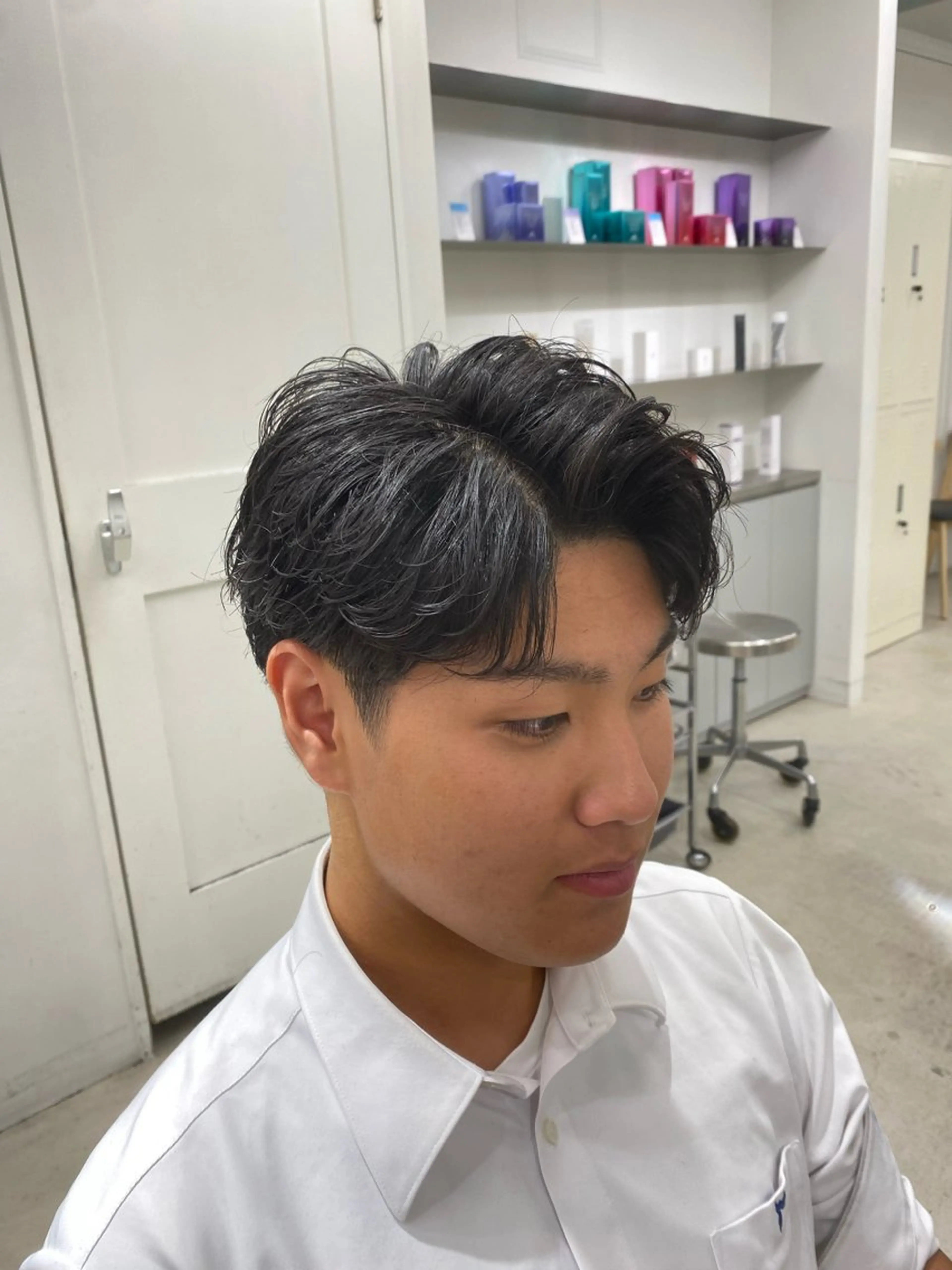 パーマ メンズ フェザーパーマ メンズパーマ カット パーマ メンズパーマ/名駅 /カラー/SEIYAのヘアスタイル