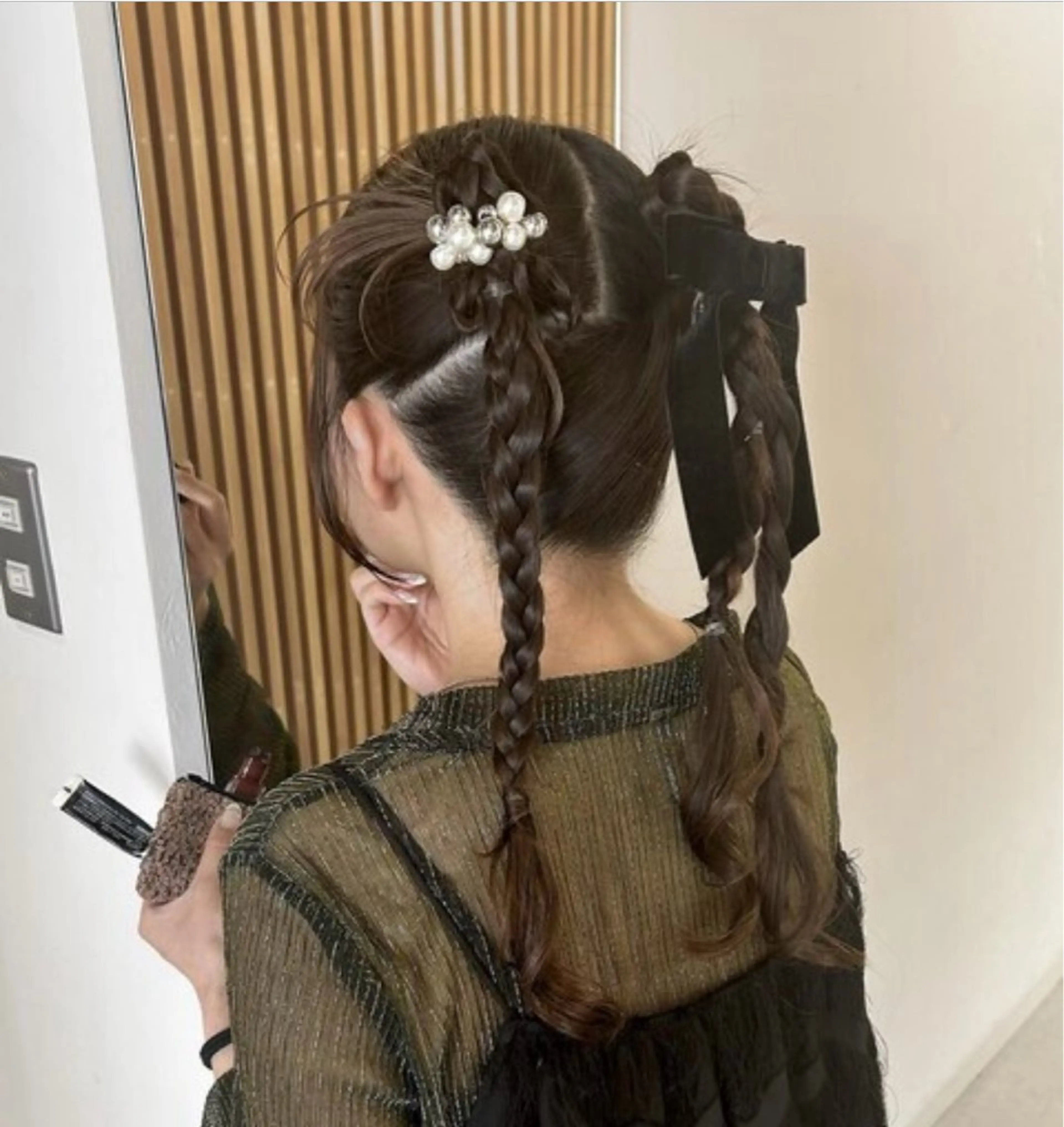 ヘアアレンジ ツインテール moon/髪質改善/ ブリーチ/レイヤー☪のヘアスタイル