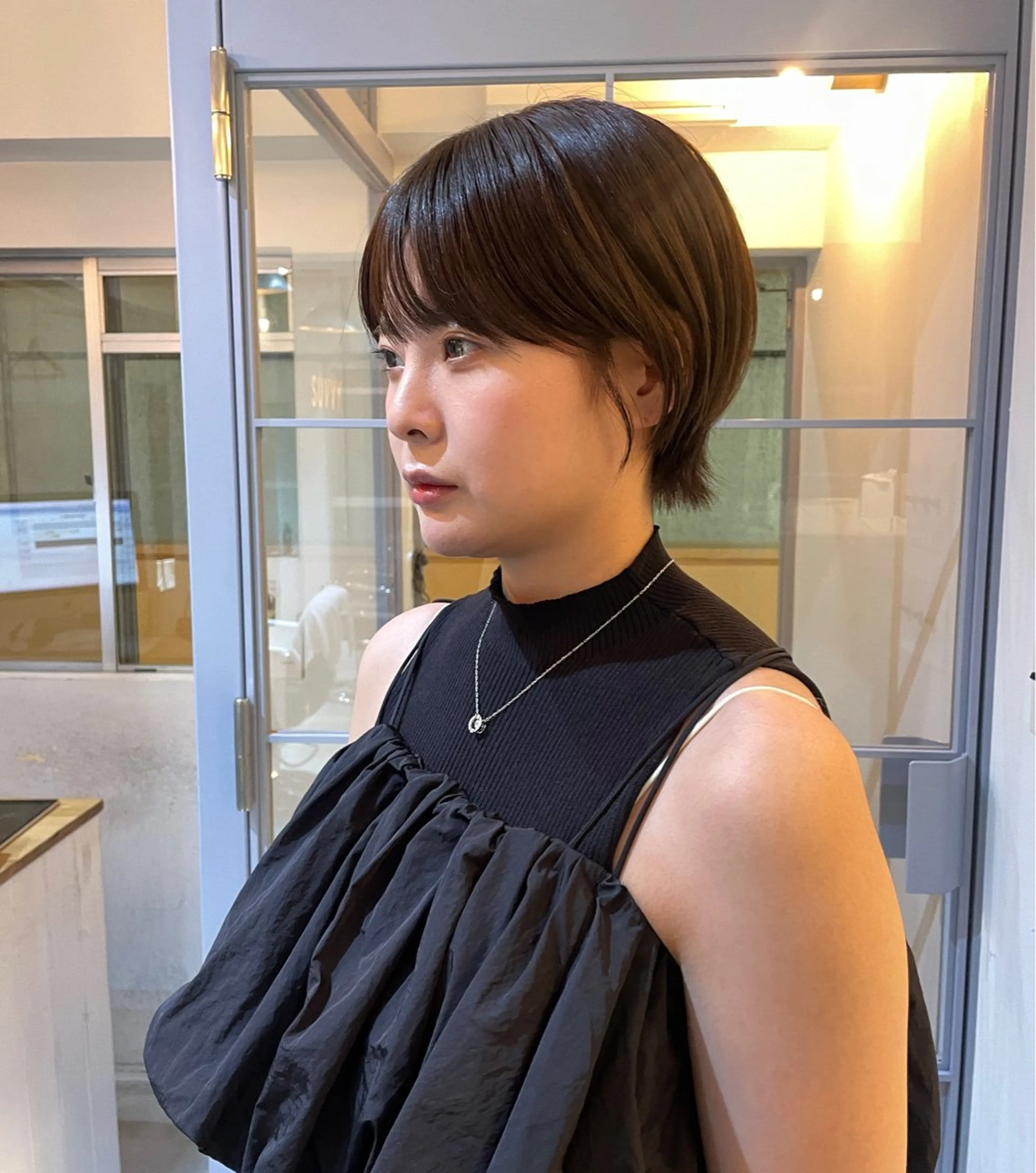 ショート miyu ハイトーン/レイヤーのヘアスタイル