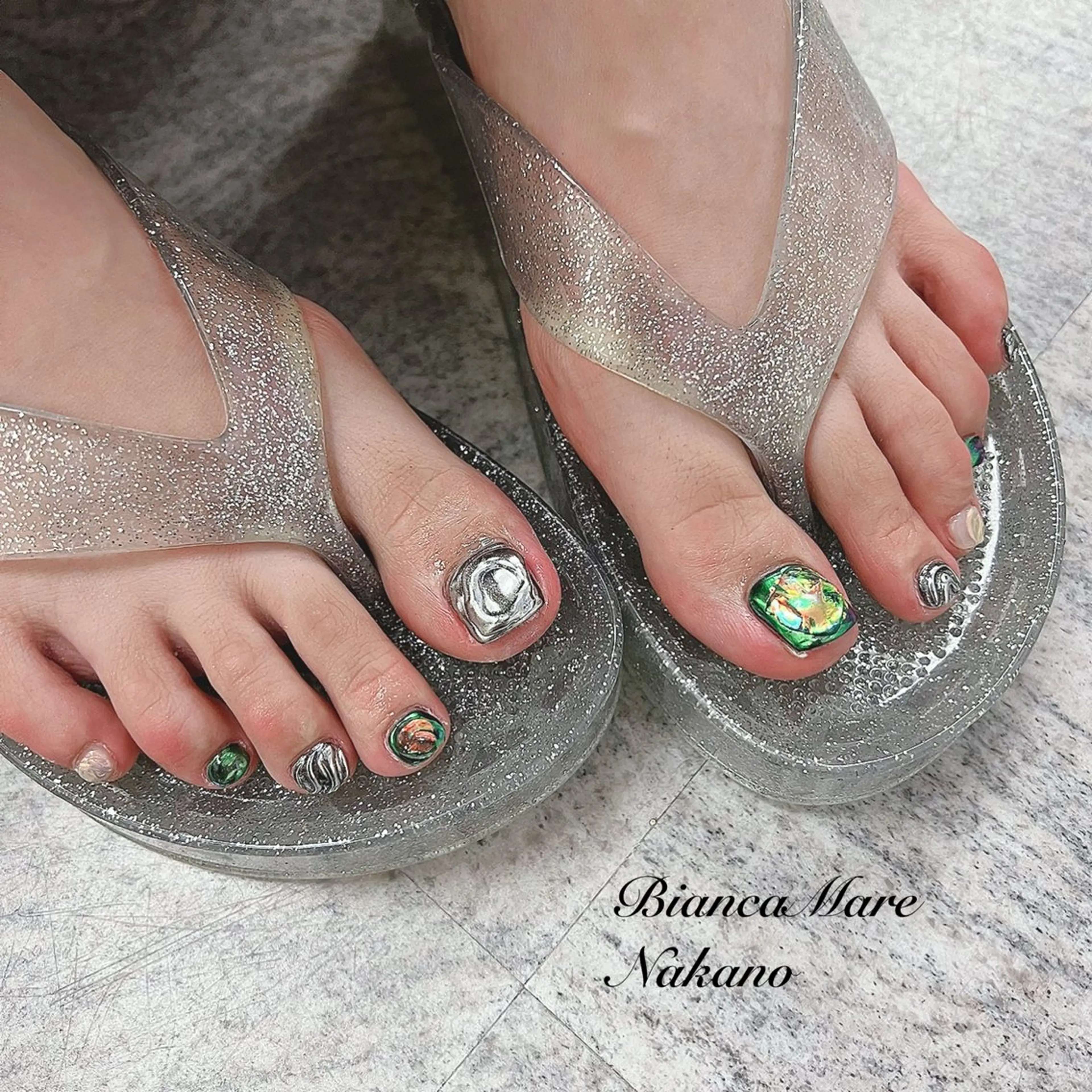 ネイル フットネイル サカニシ ／Bianca中野のネイルデザイン