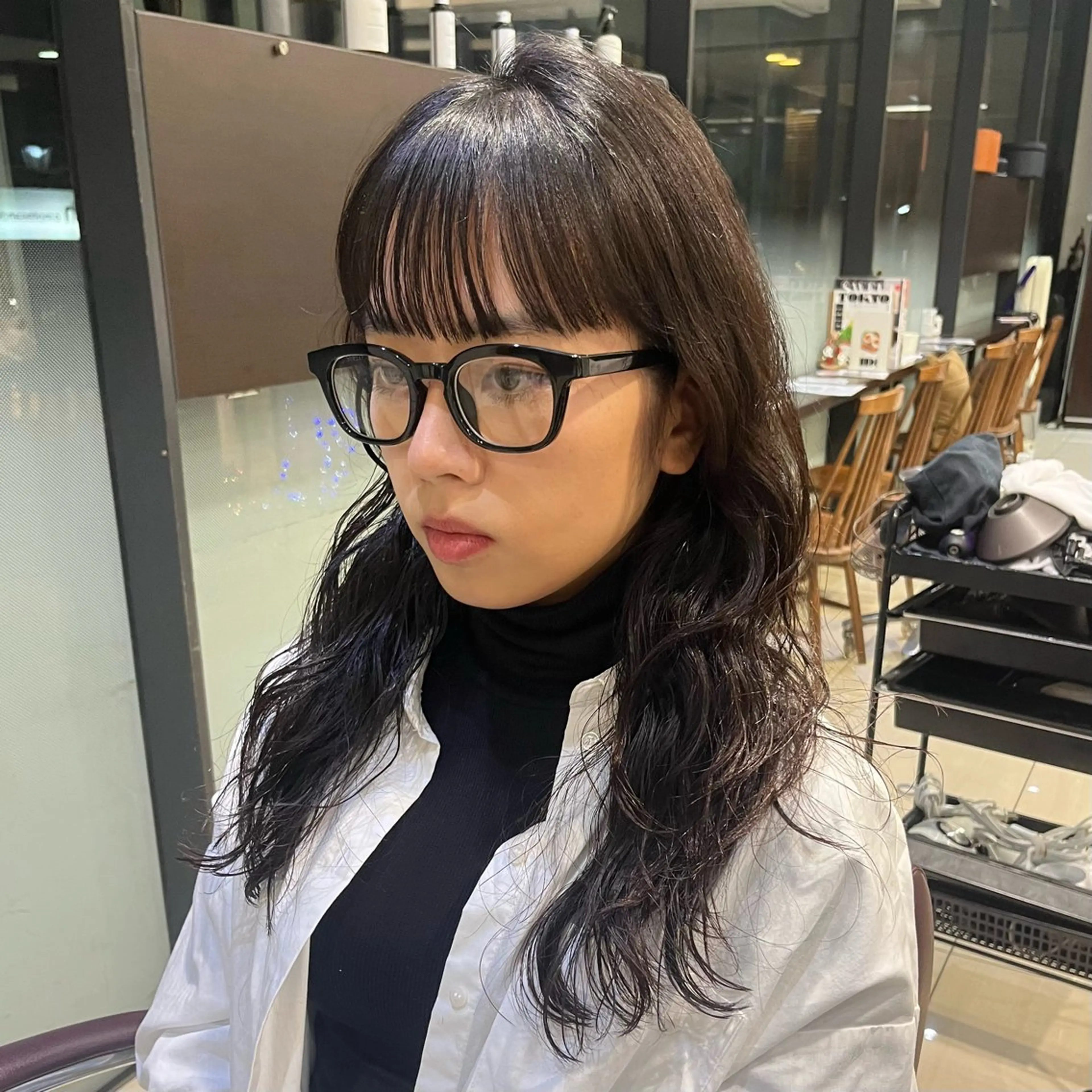 ロング タンバルモリパーマ 礒井メンキのヘアスタイル